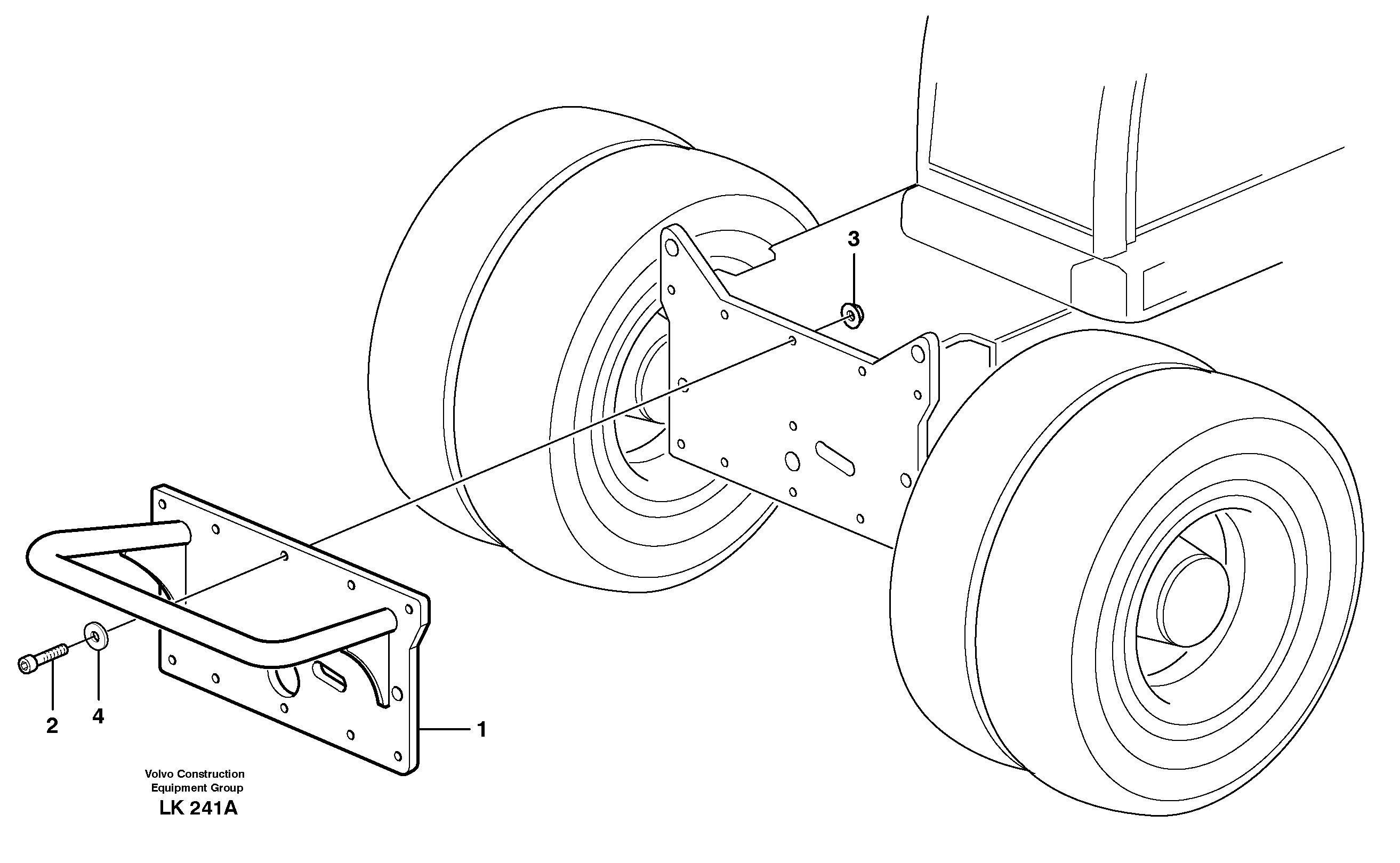 Grab attachment  14302775 — volvo parts diagram