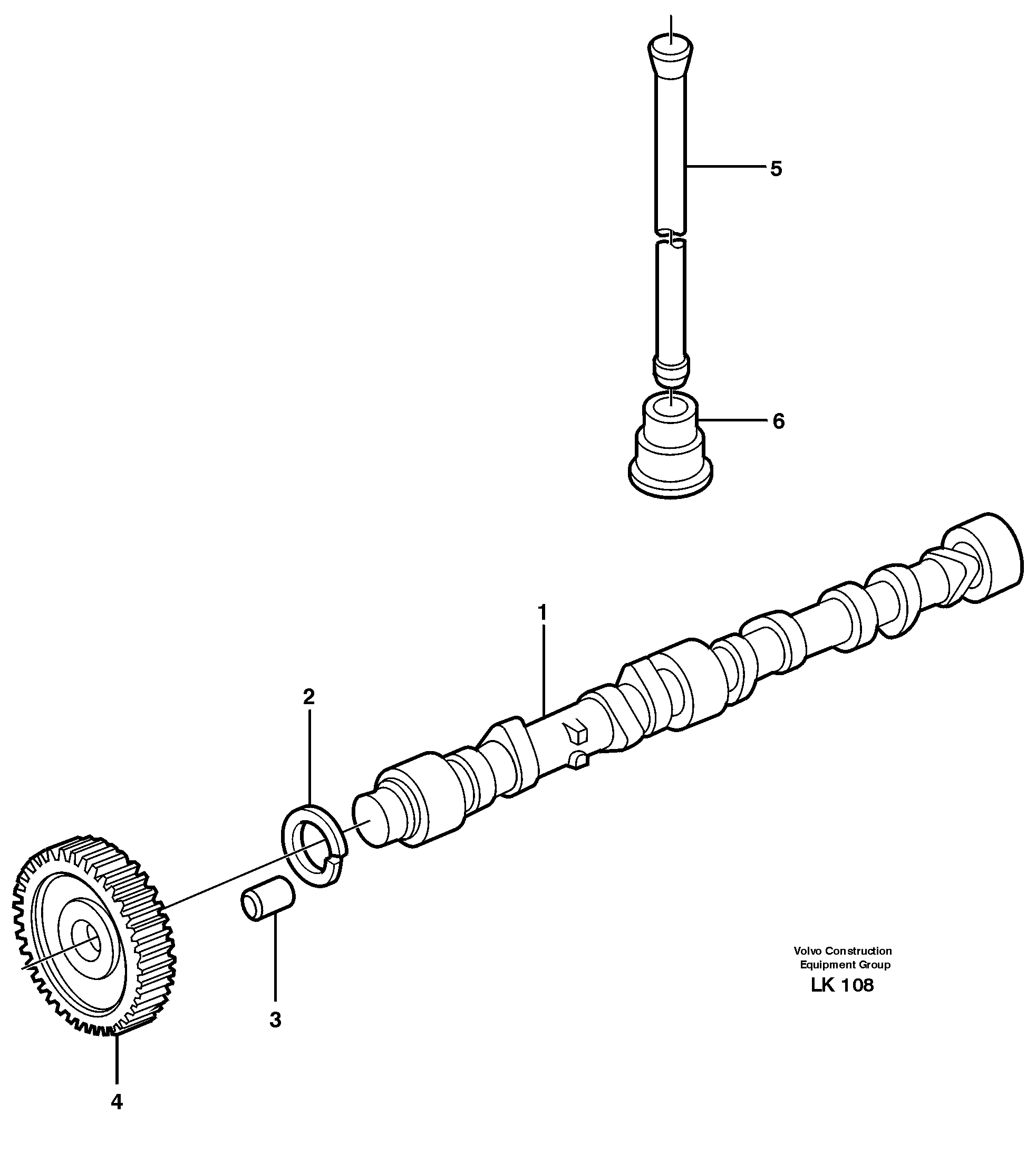 Camshaft — volvo parts diagram