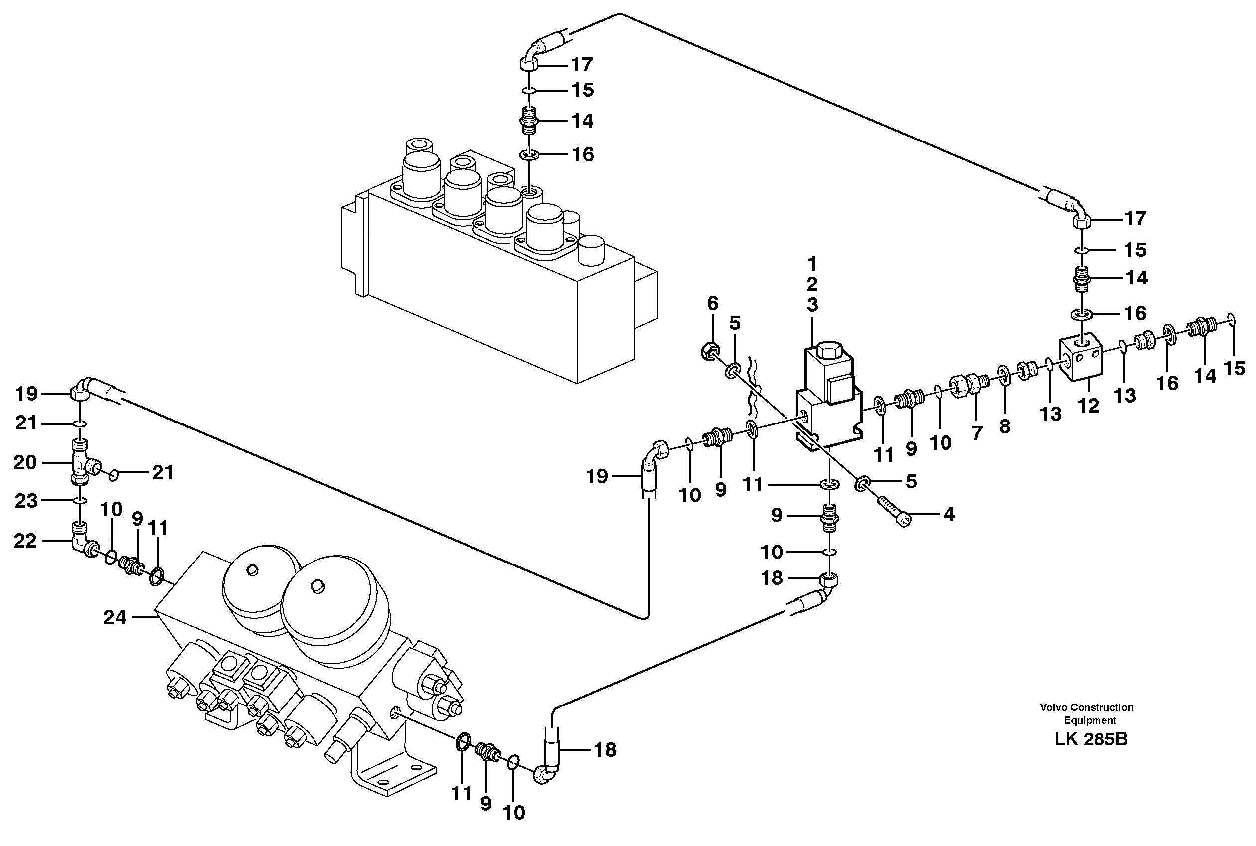 Hammer control  14303060 — volvo parts diagram