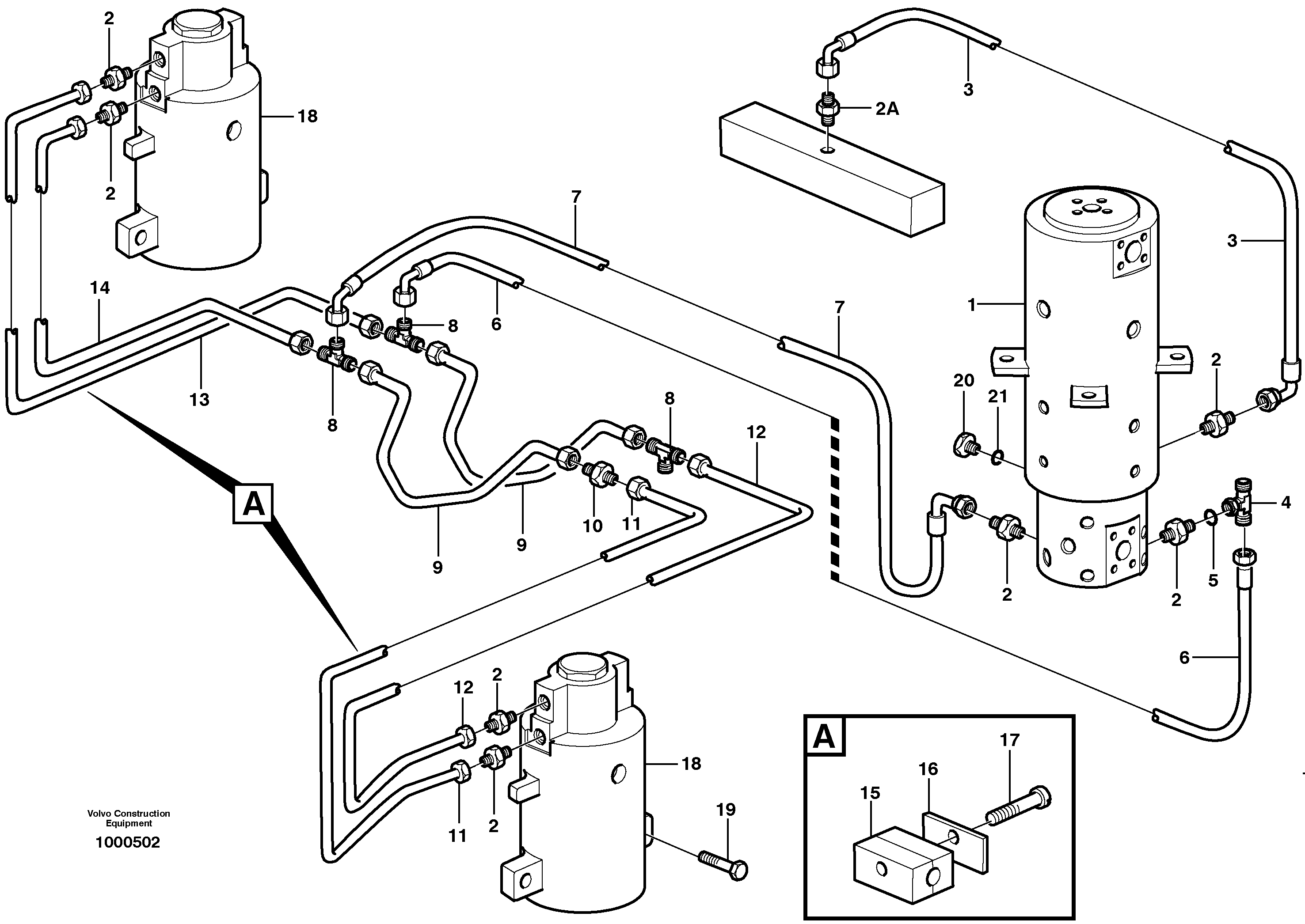 Oscillating system — volvo parts diagram