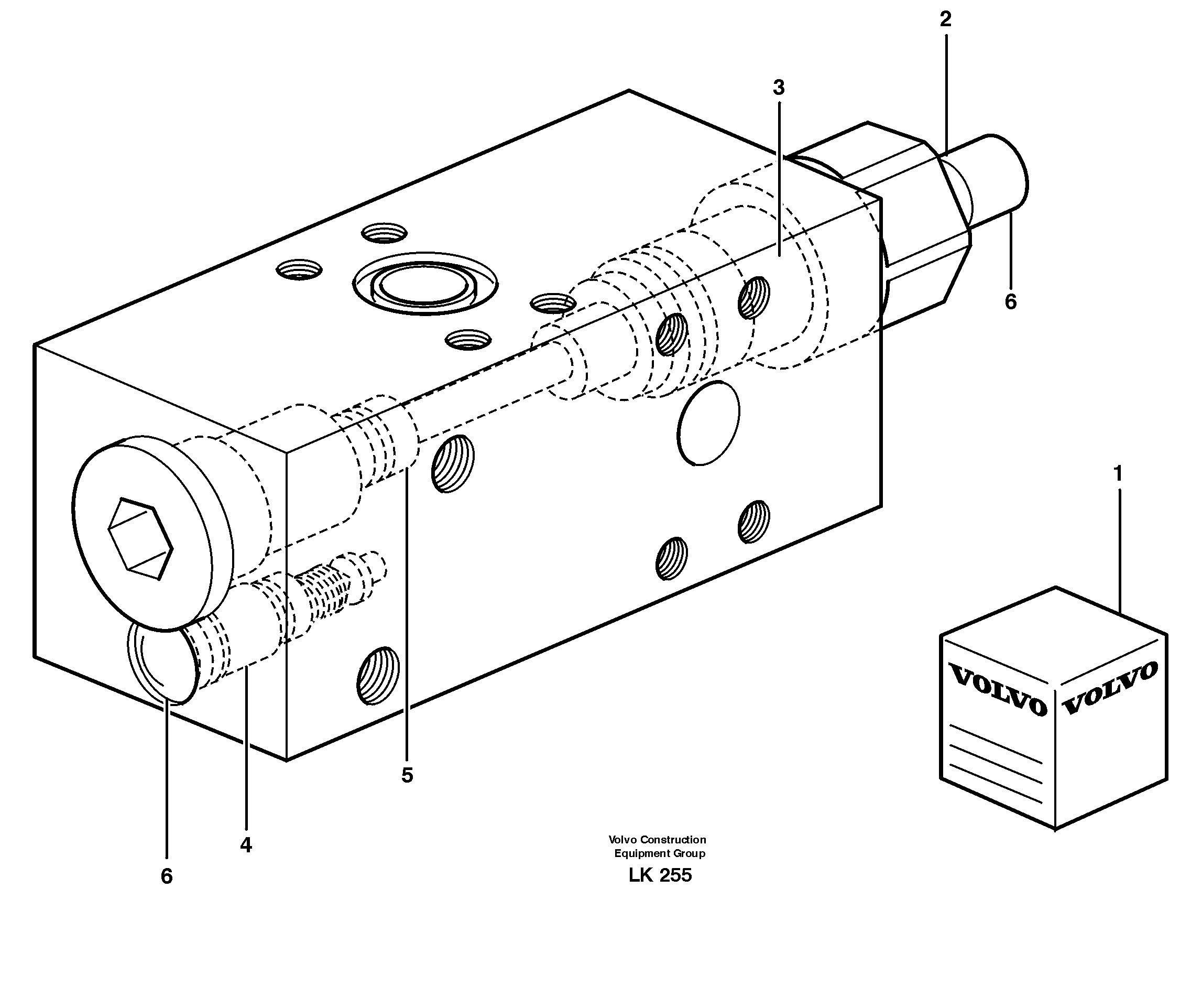 Safety valve  14303074, 14303101, 14303117, 14303118 — volvo parts diagram