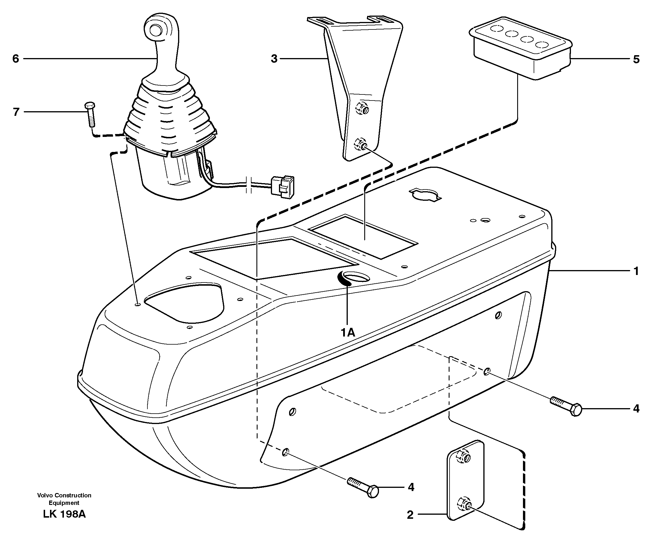 Side panel right — volvo parts diagram