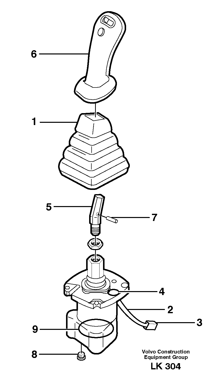 Control pressure valve — volvo parts diagram