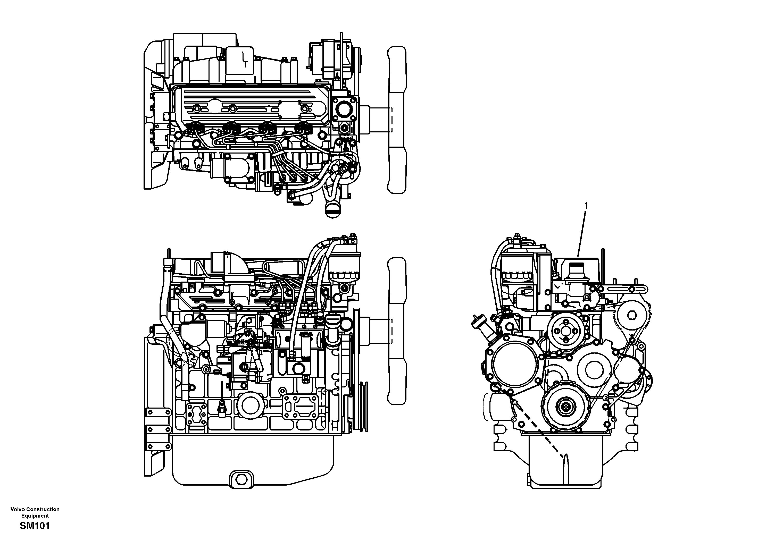 Engine — volvo parts diagram