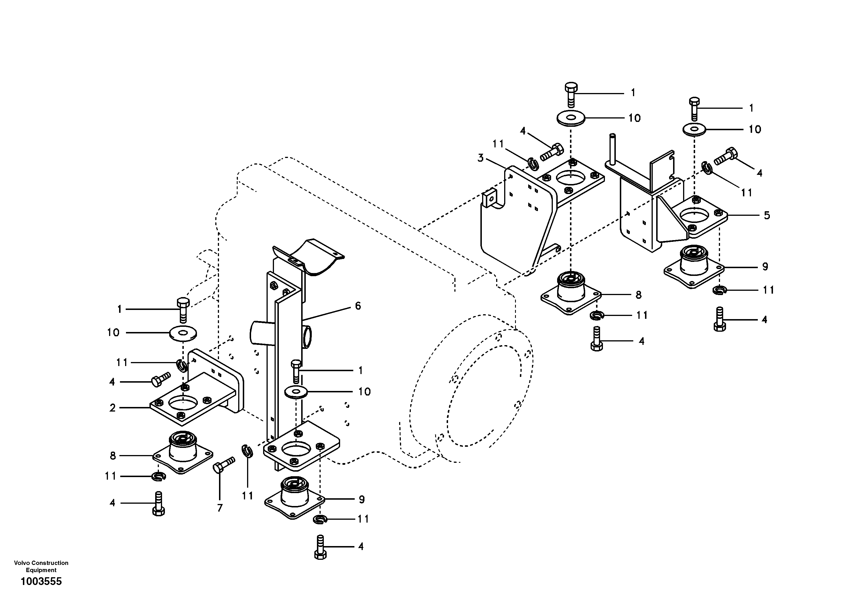 Engine mount — volvo parts diagram