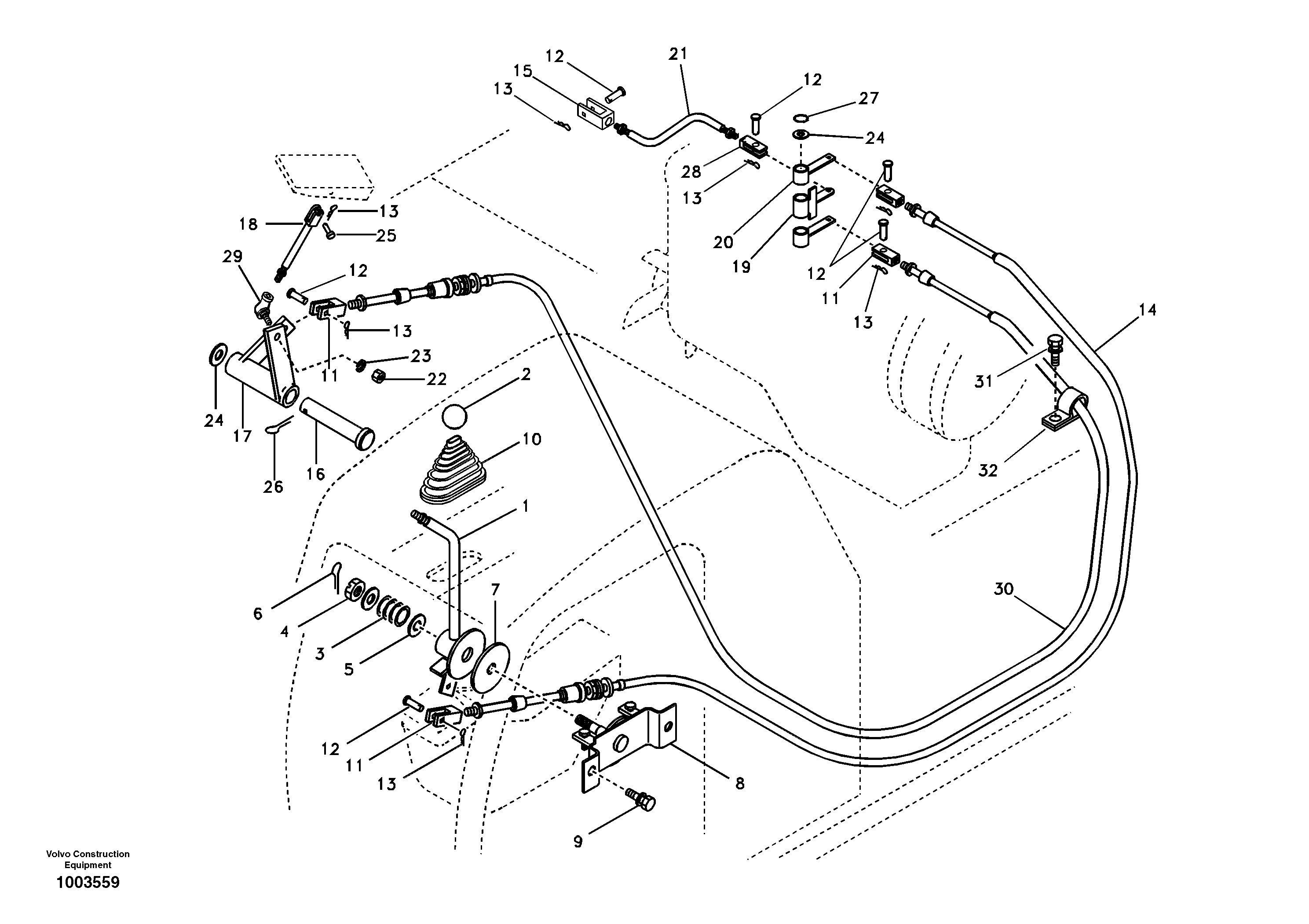 Speed control — volvo parts diagram
