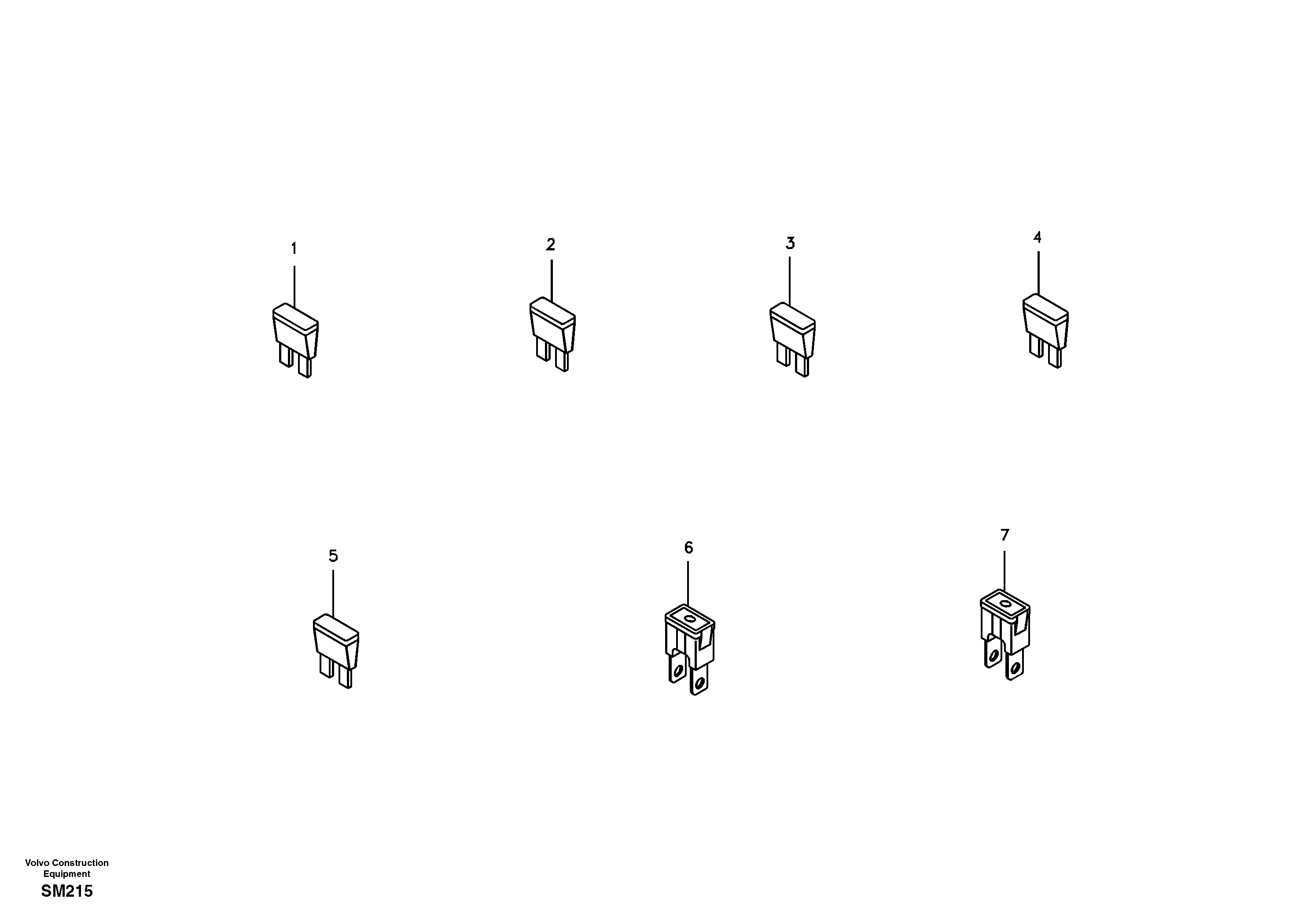 Spare parts kit — volvo parts diagram