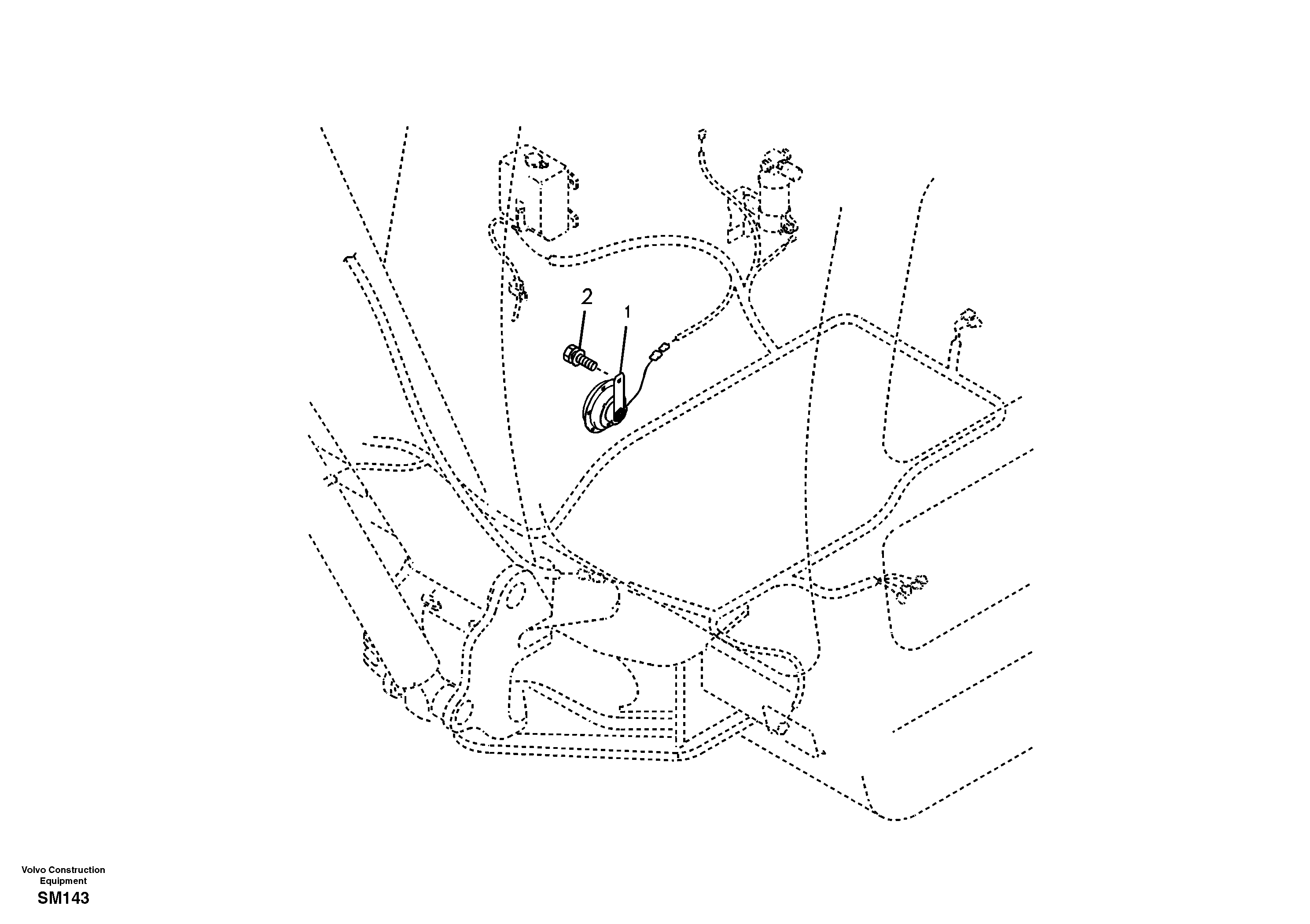 Horn — volvo parts diagram