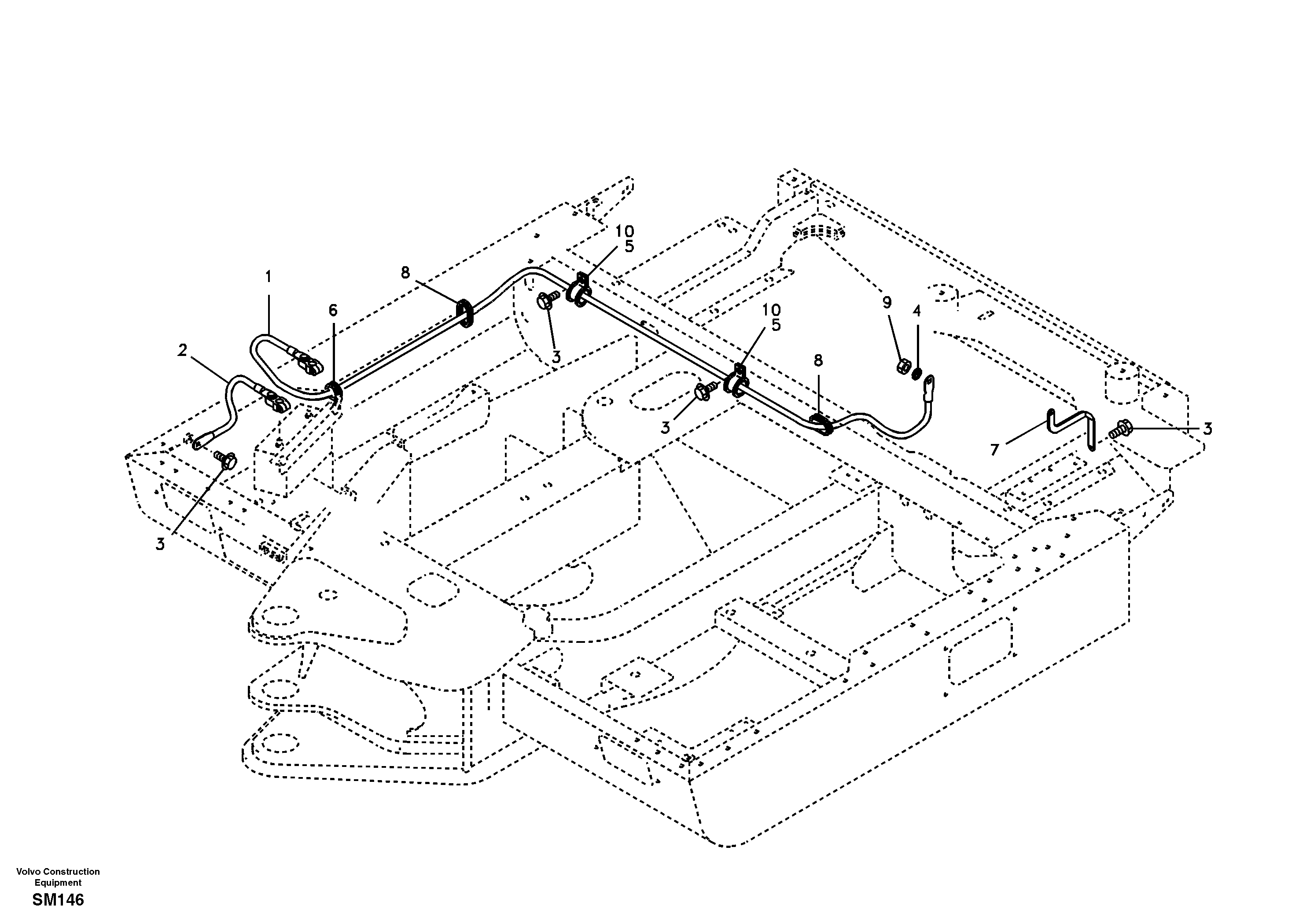 Cables, battery — volvo parts diagram