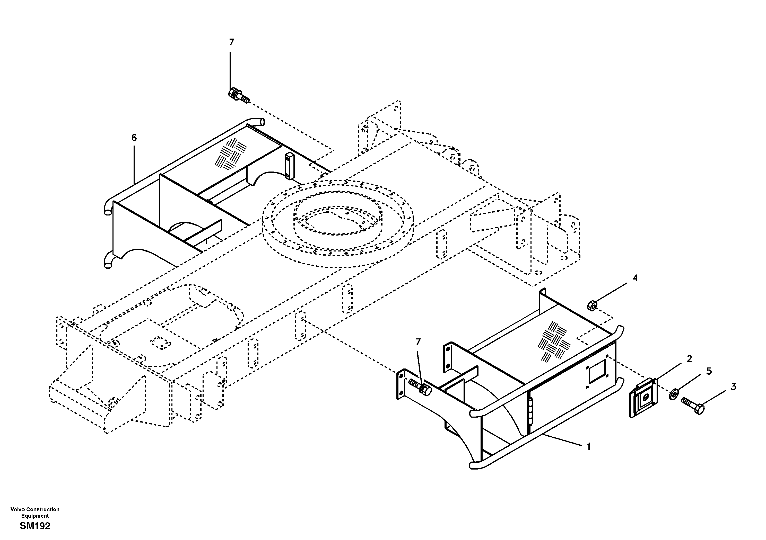 Foot step — volvo parts diagram
