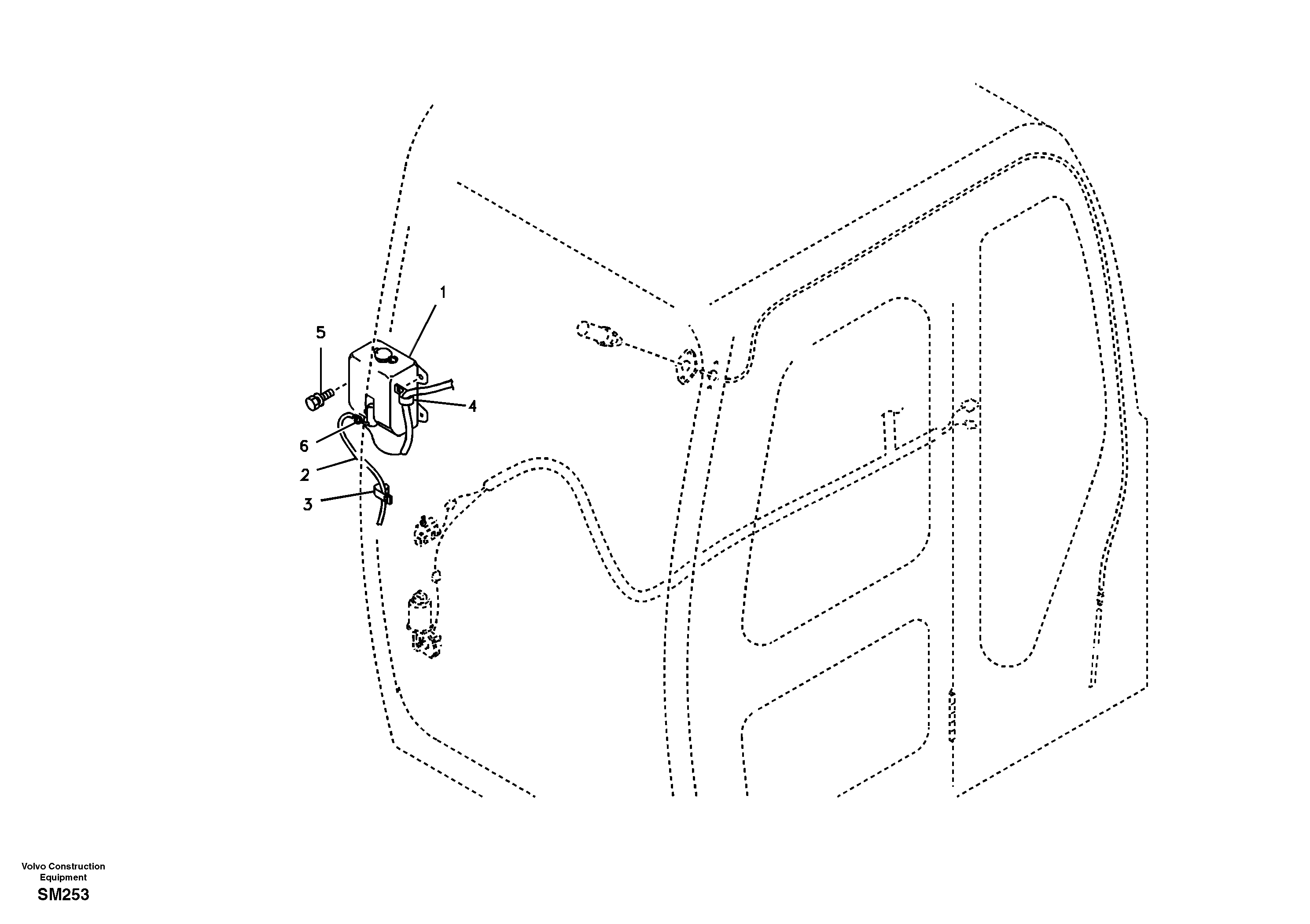 Windshield washer — volvo parts diagram