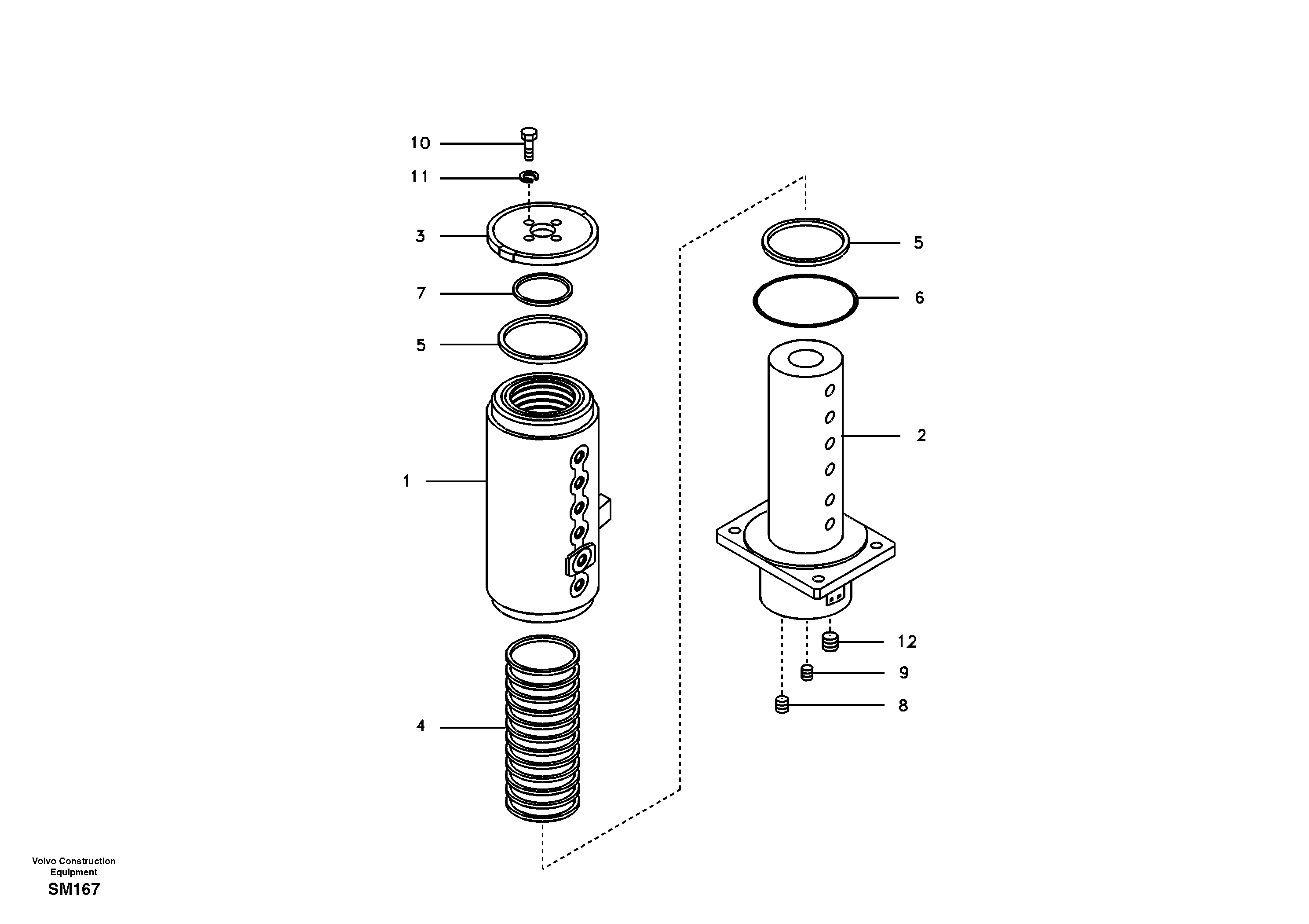 Turning joint — volvo parts diagram