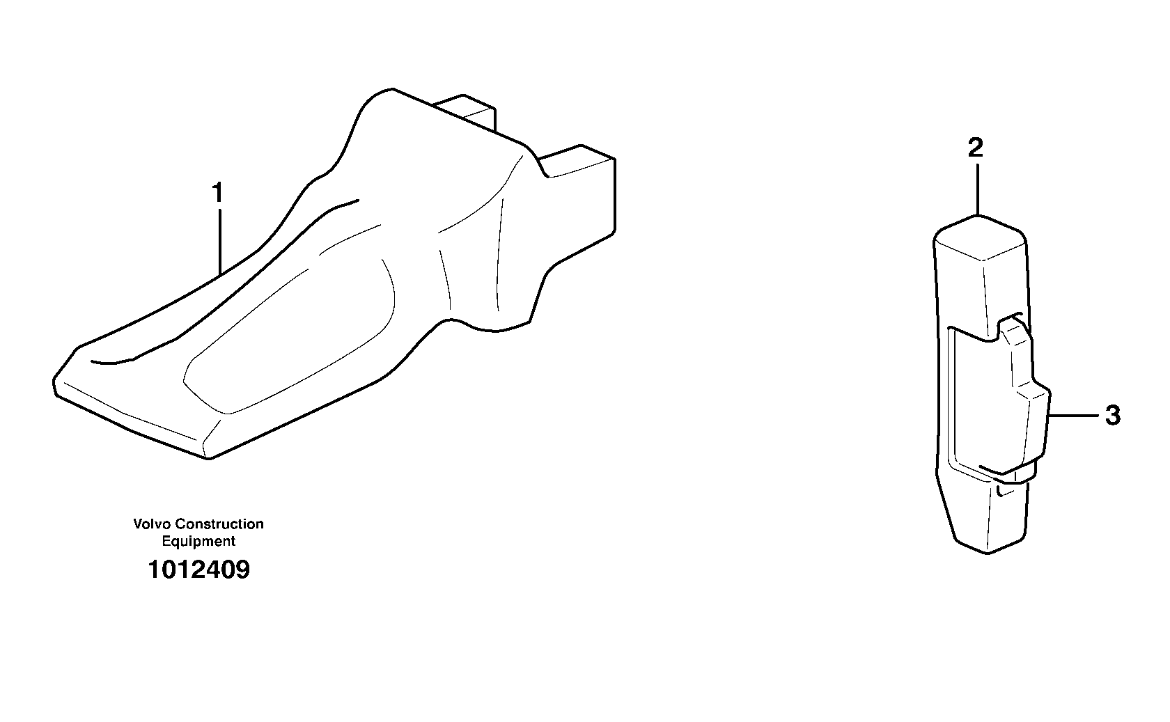 Tooth — volvo parts diagram