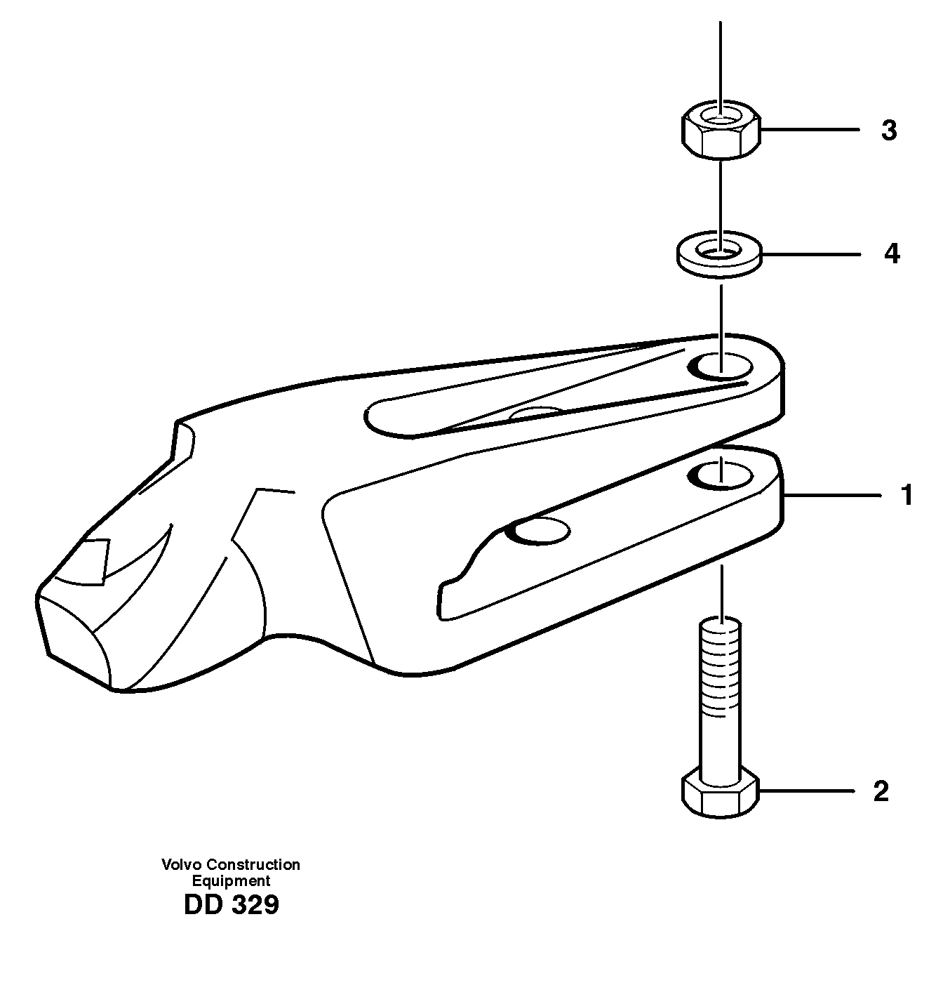 Adapter kit — volvo parts diagram