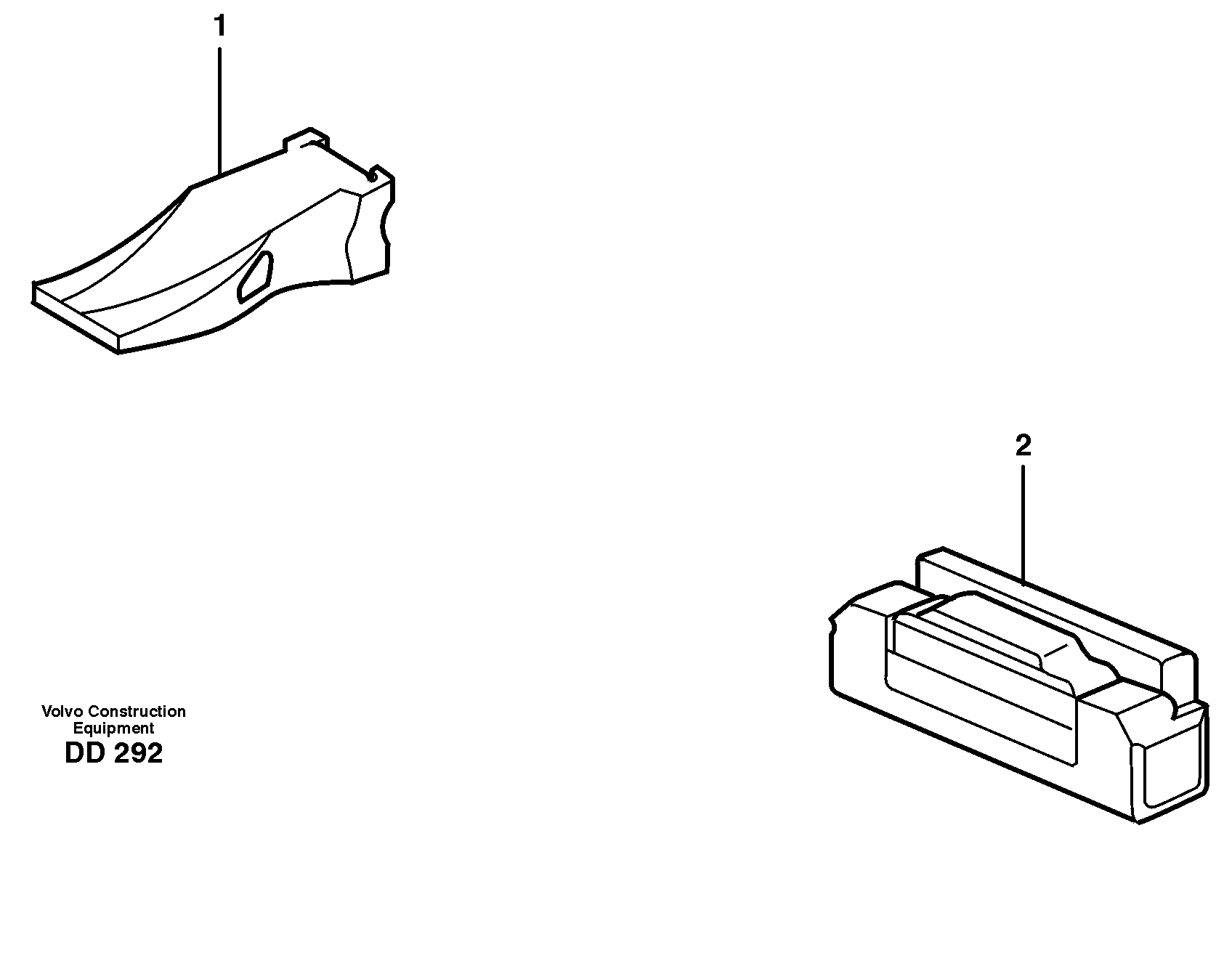 Tooth — volvo parts diagram