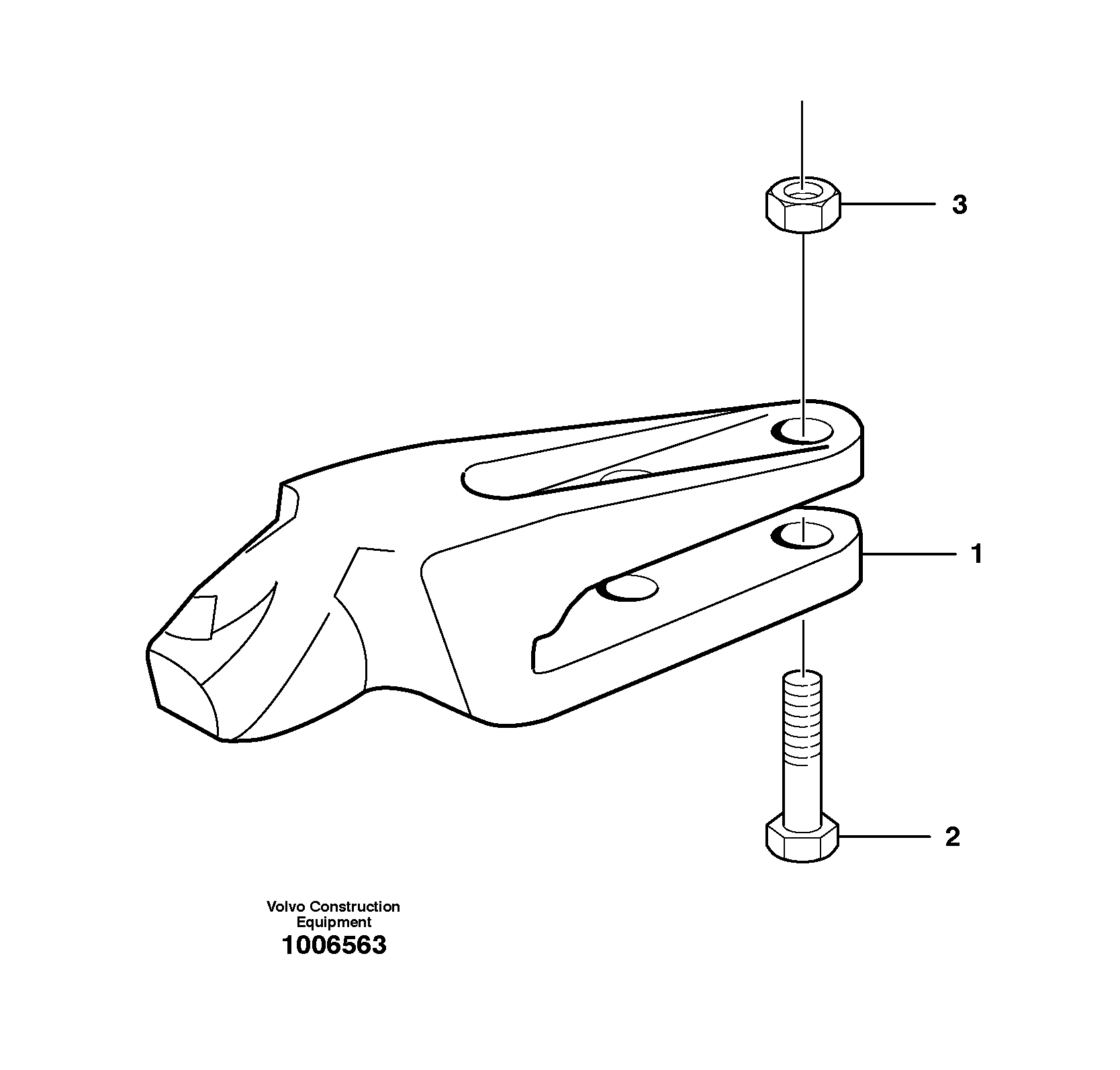 Adapter kit — volvo parts diagram