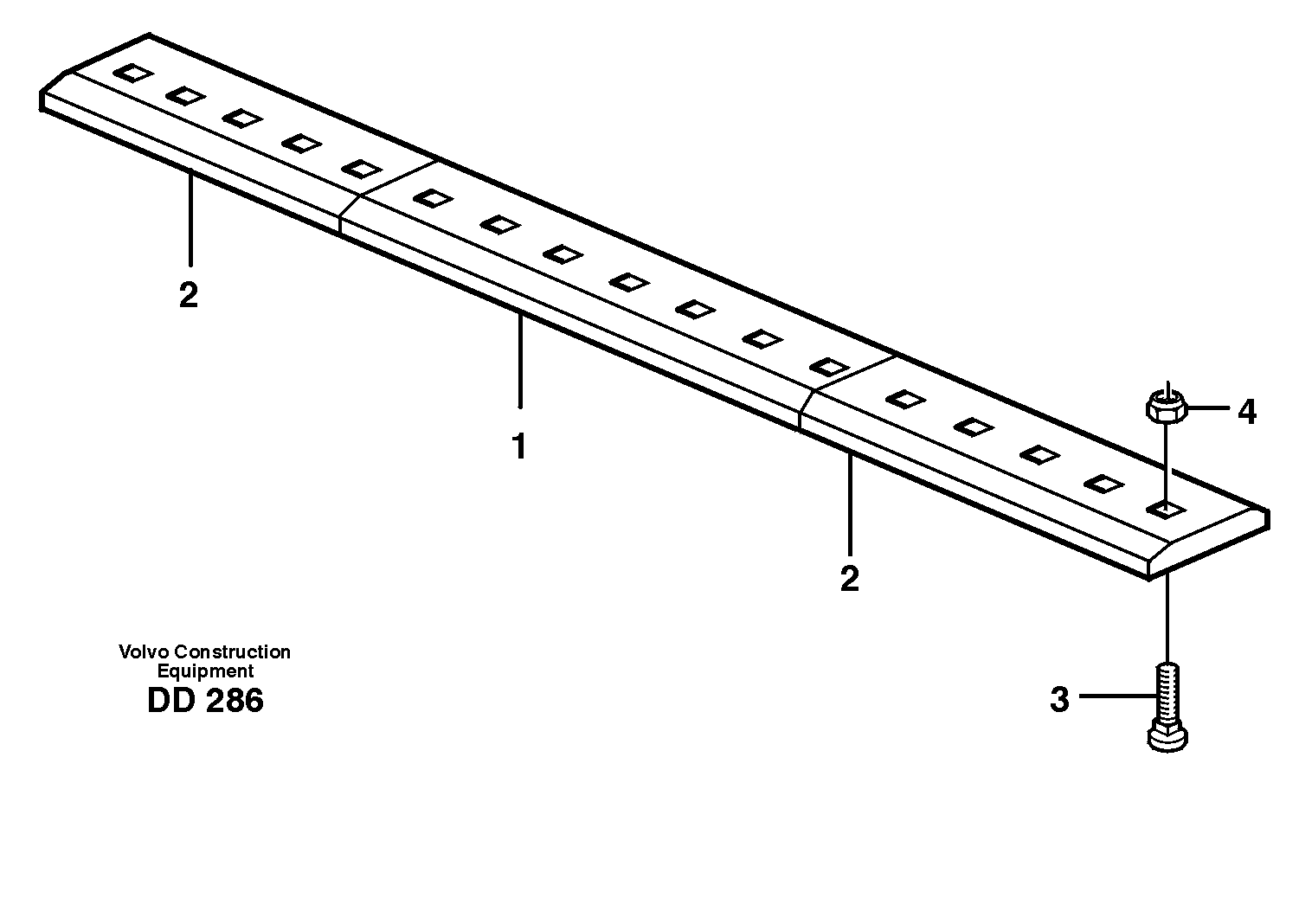 Bolt on edge — volvo parts diagram
