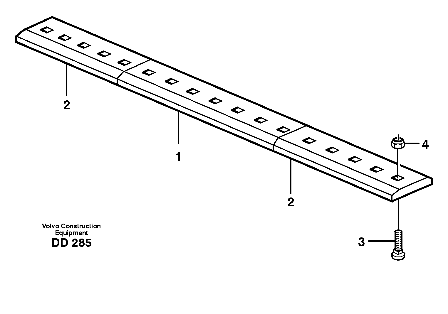 Bolt on edge — volvo parts diagram