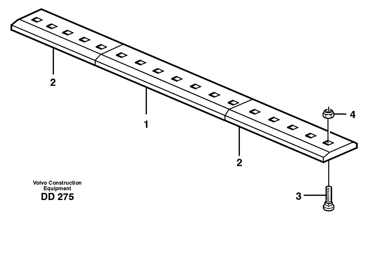 Bolt on edge — volvo parts diagram