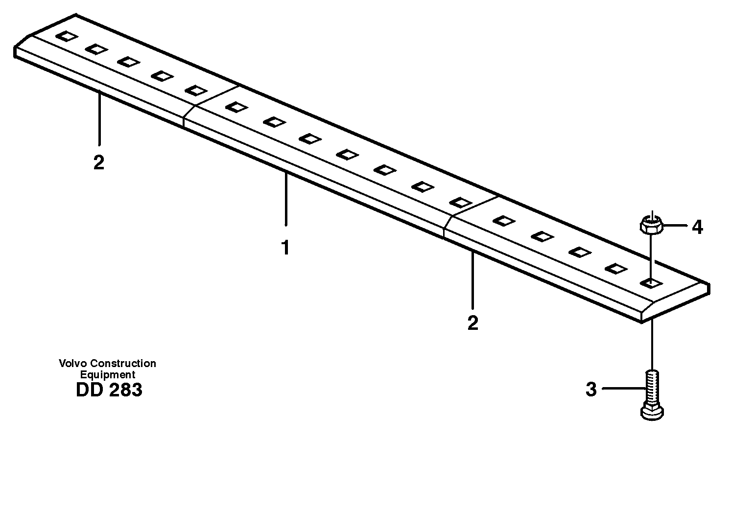 Bolt on edge — volvo parts diagram