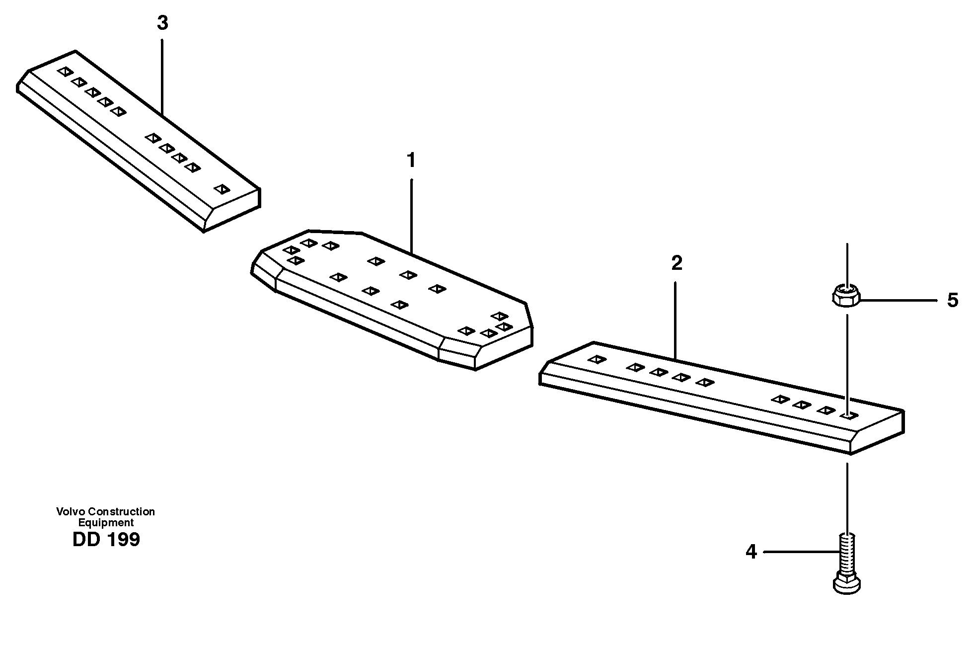 Bolt on edge — volvo parts diagram