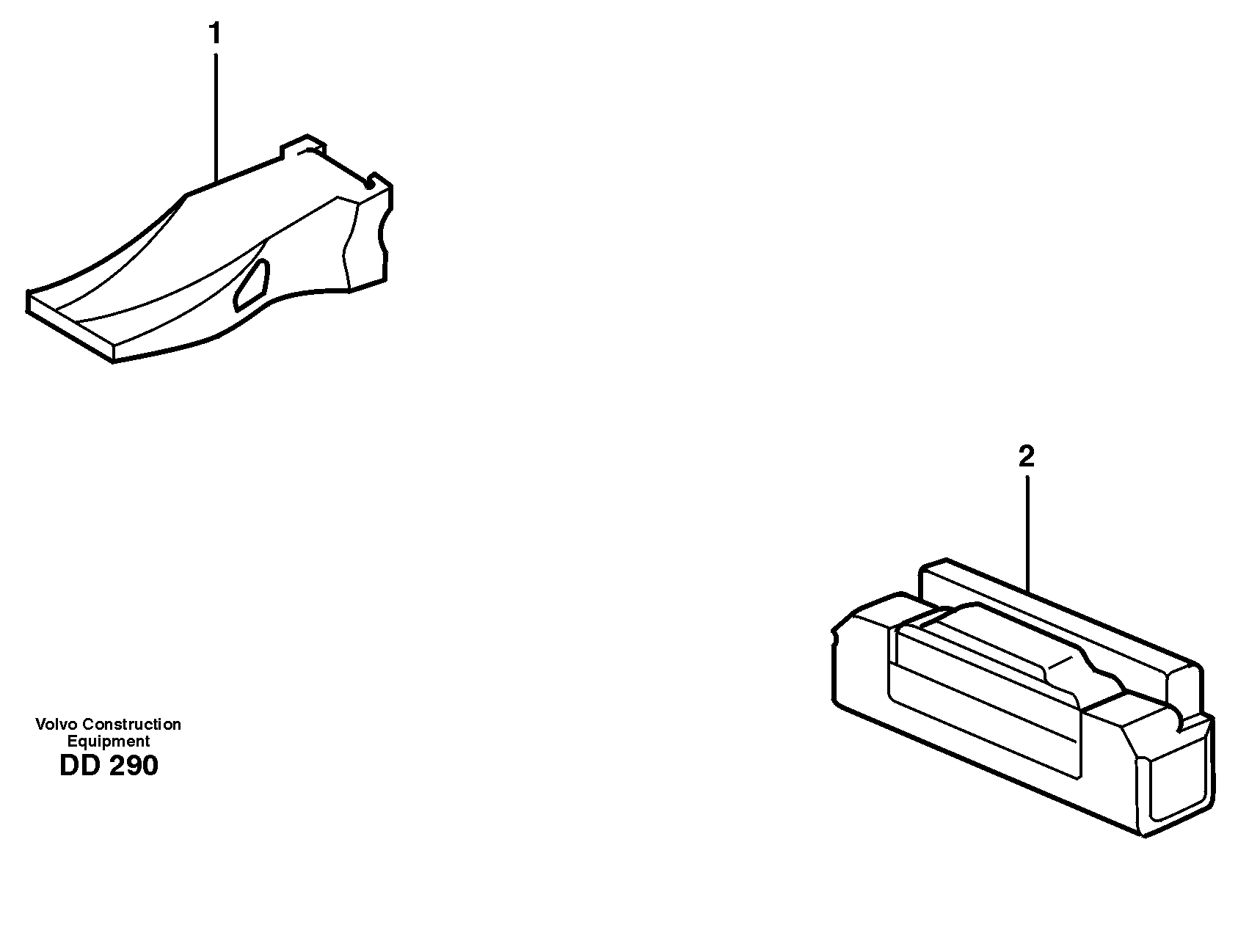 Tooth — volvo parts diagram