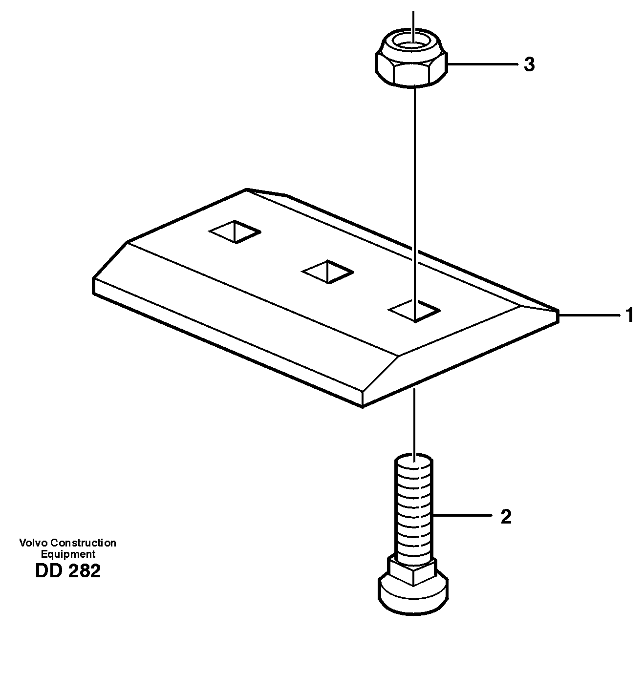 Bolt on edge — volvo parts diagram