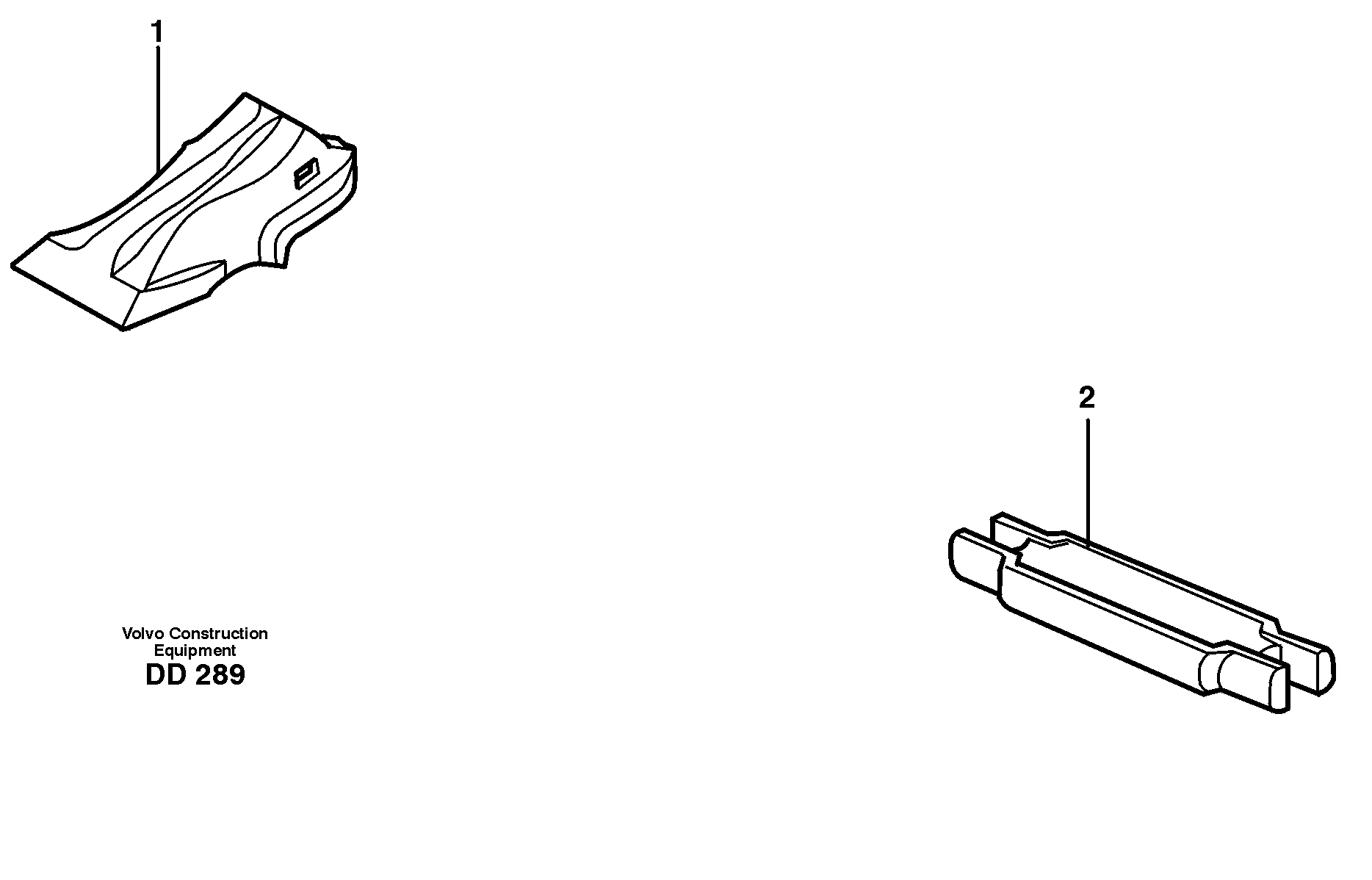 Tooth — volvo parts diagram