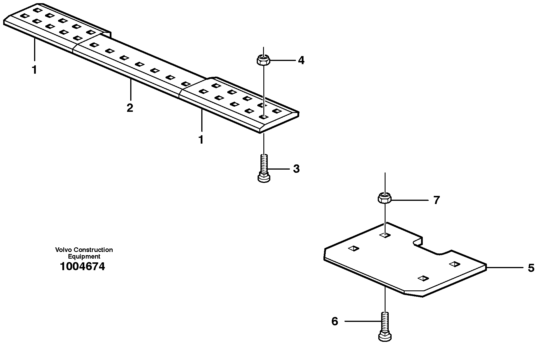 Bolt on edge — volvo parts diagram