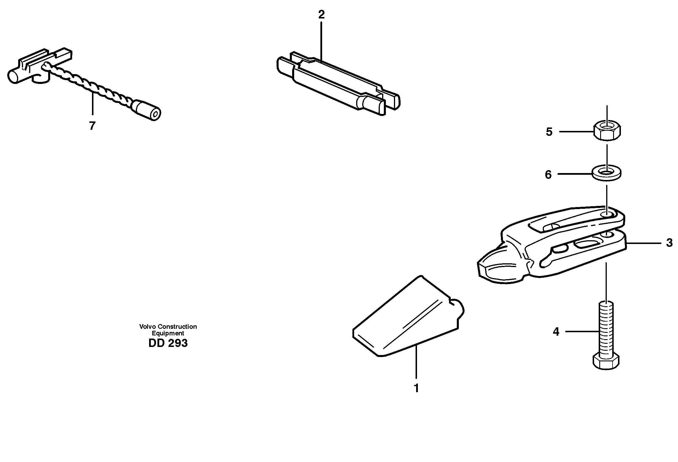 Tooth — volvo parts diagram