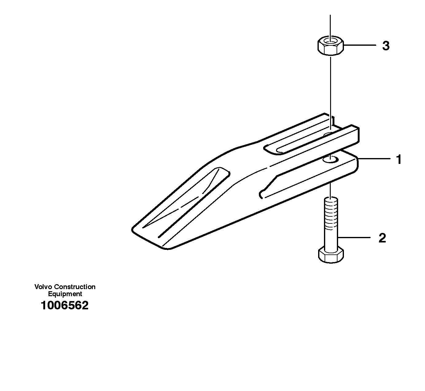 Tooth — volvo parts diagram