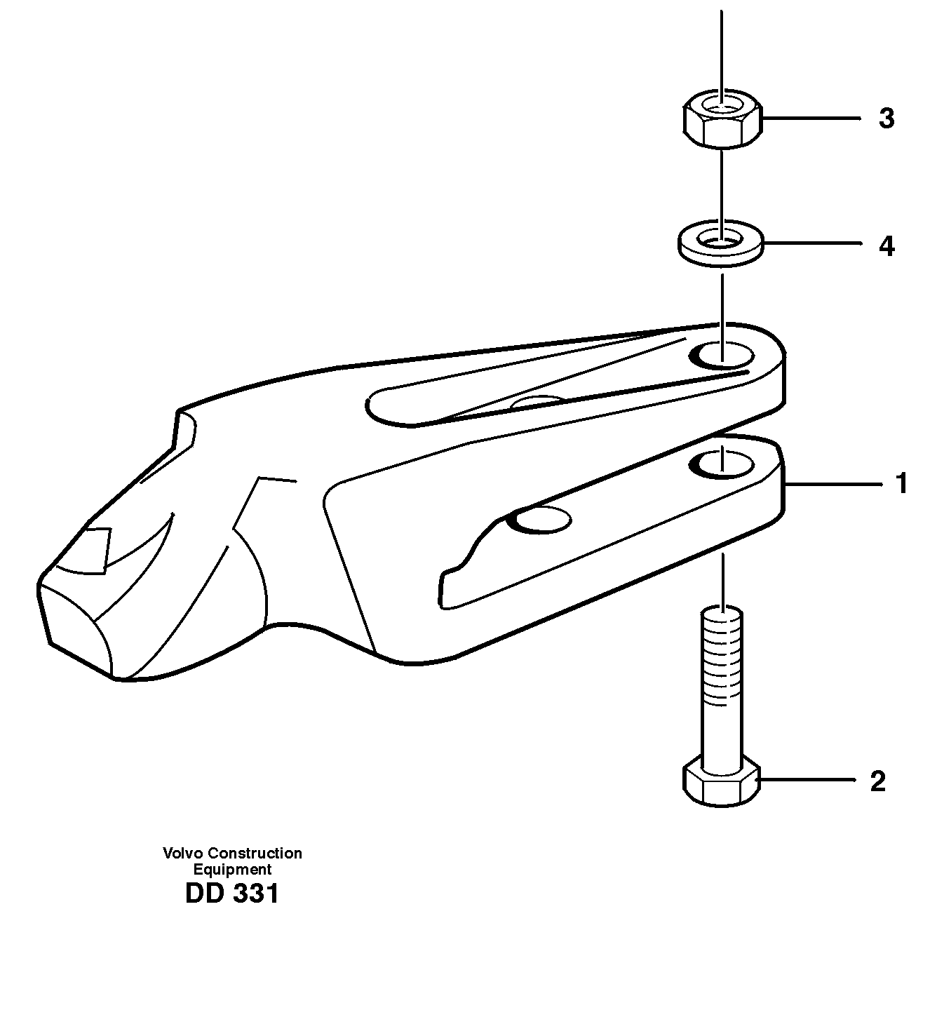 Adapter kit — volvo parts diagram