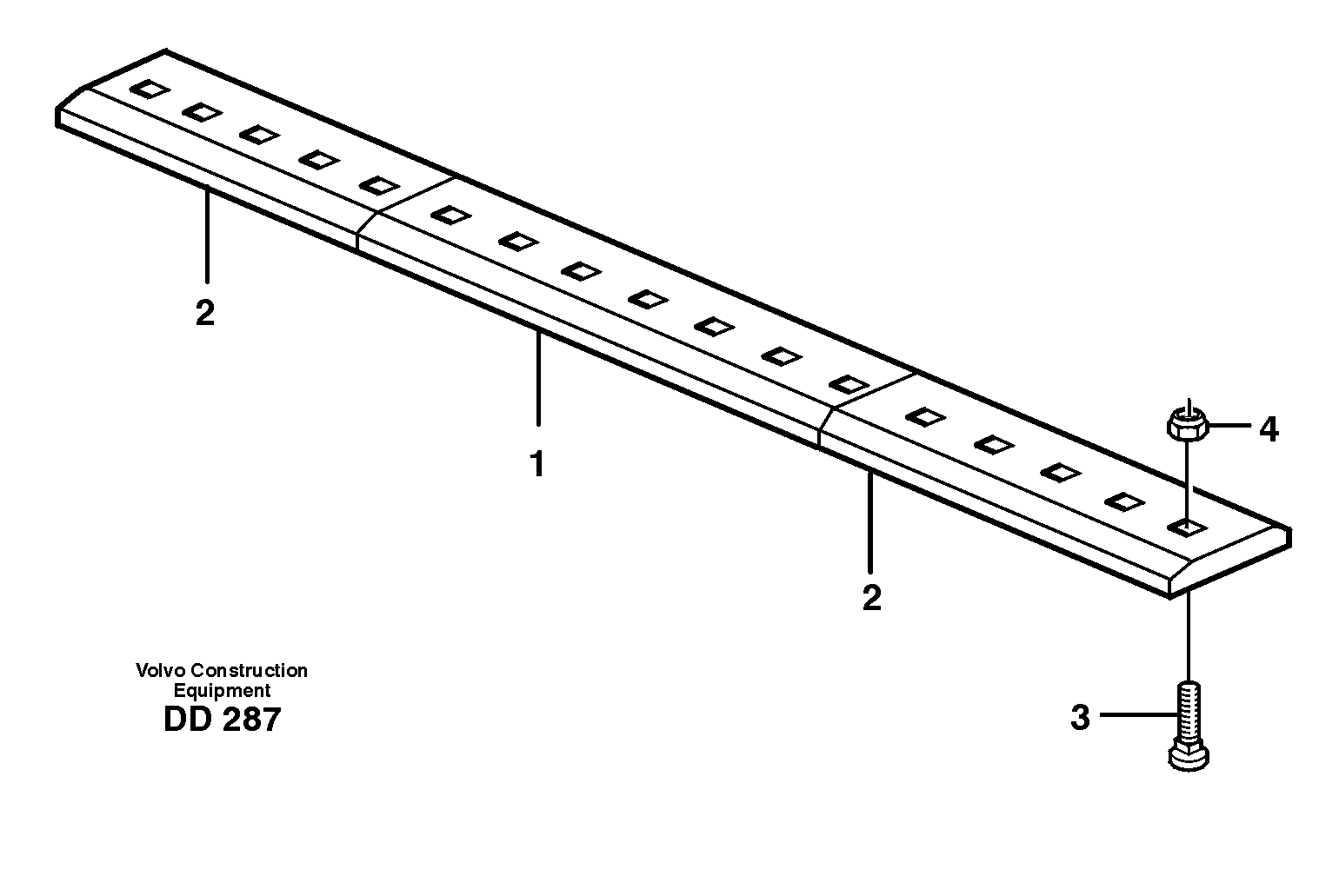 Bolt on edge — volvo parts diagram