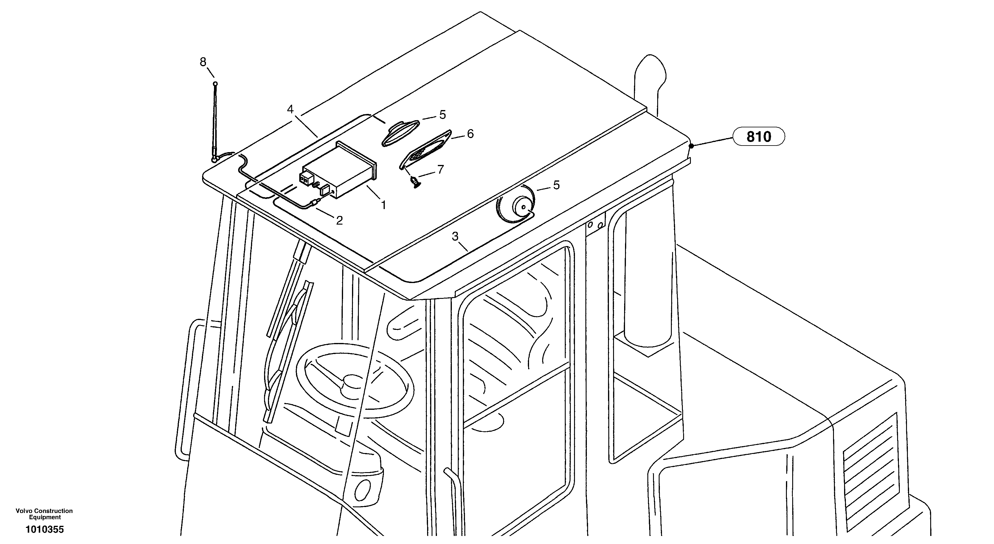 Radio — volvo parts diagram