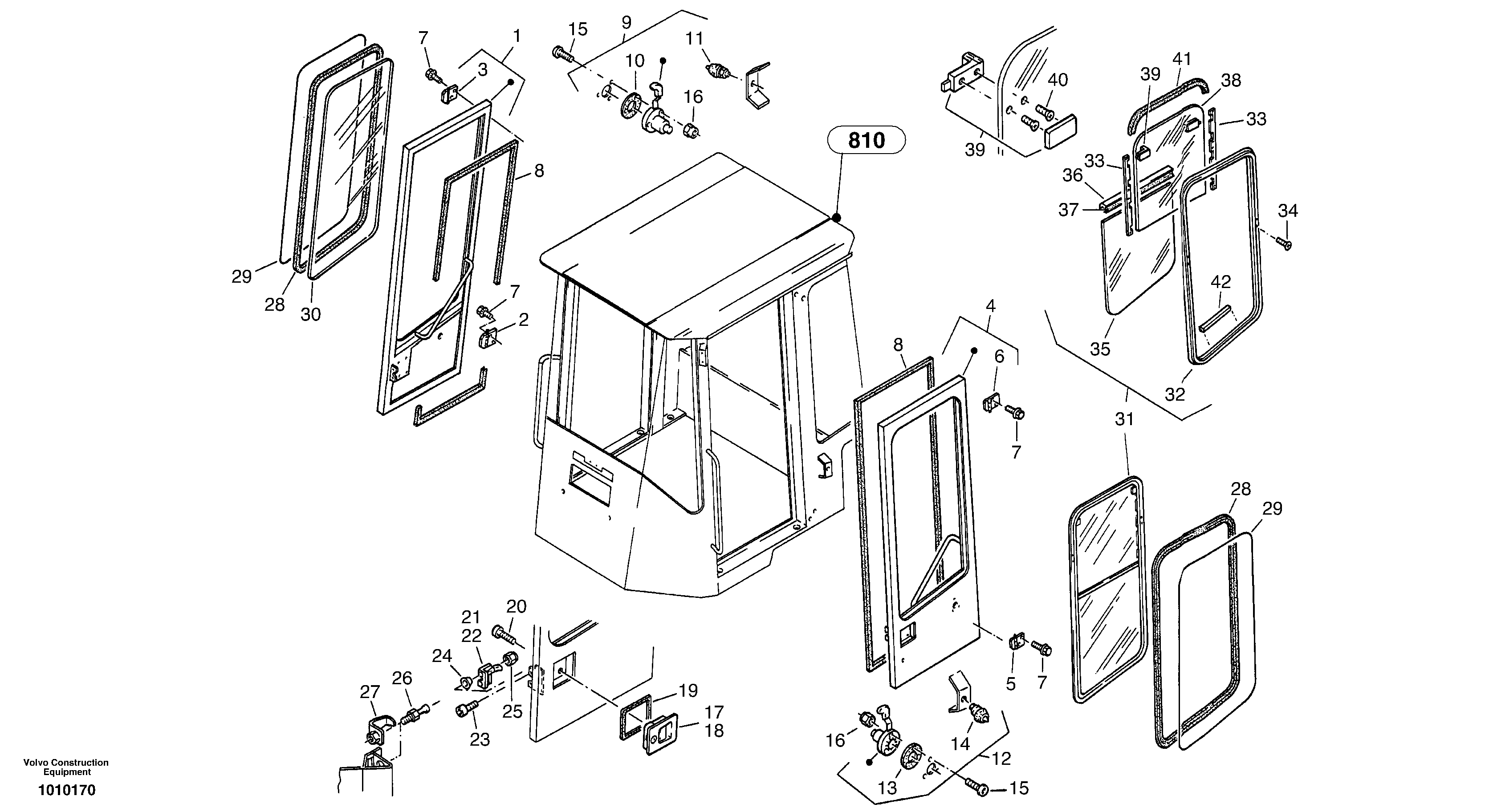 Doors — volvo parts diagram