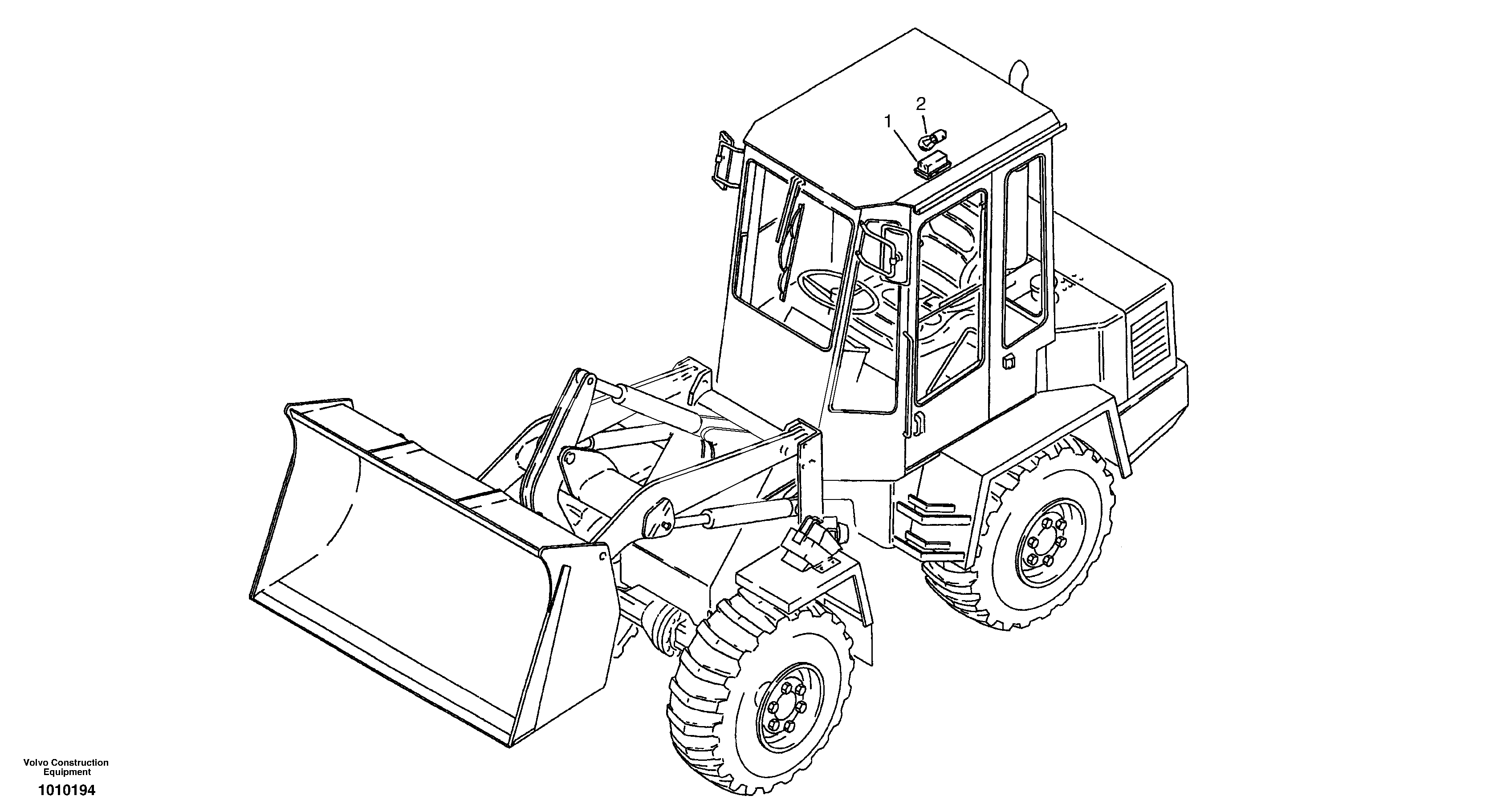 Cabin lighting — volvo parts diagram