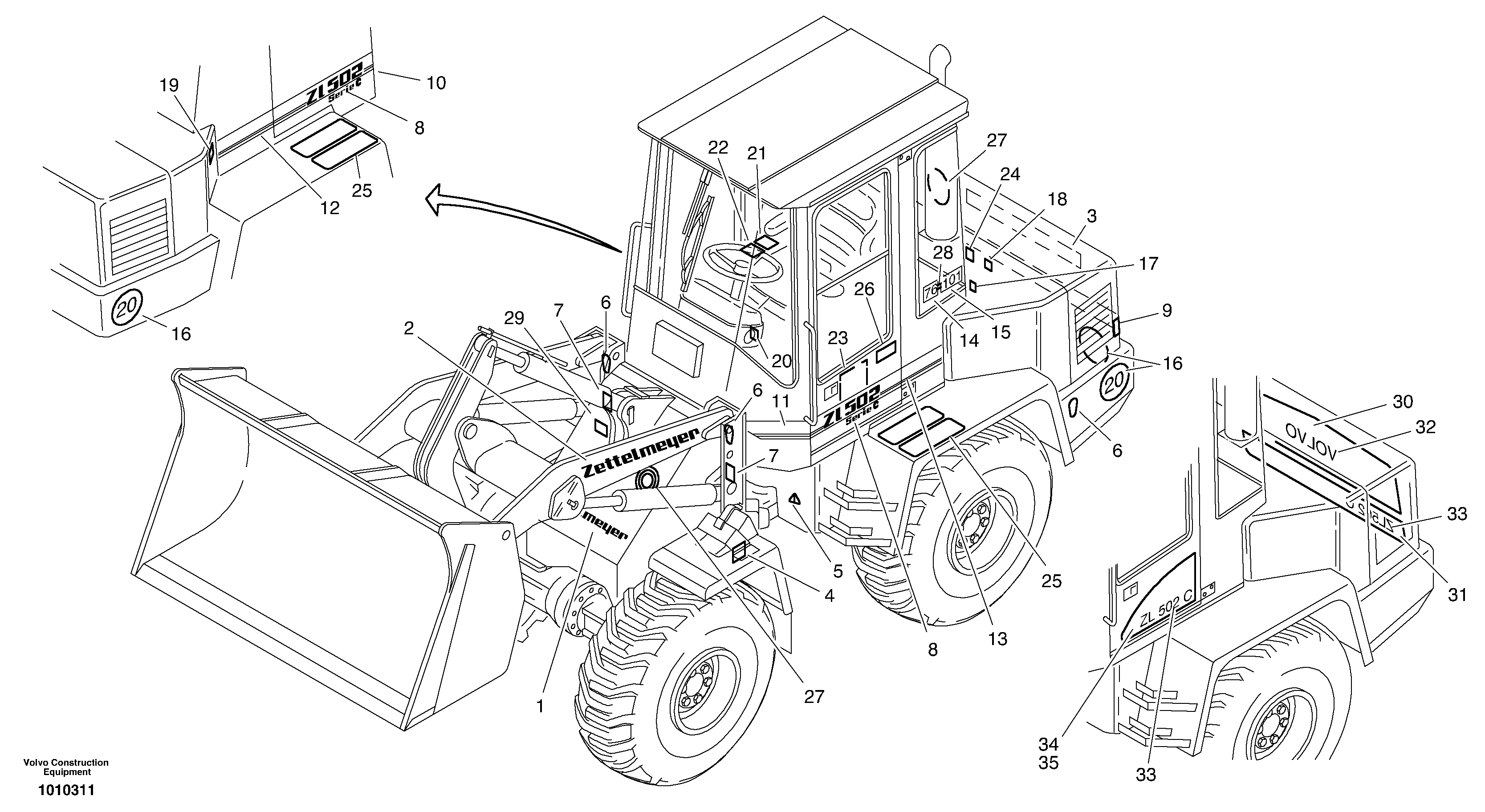 Plates — volvo parts diagram