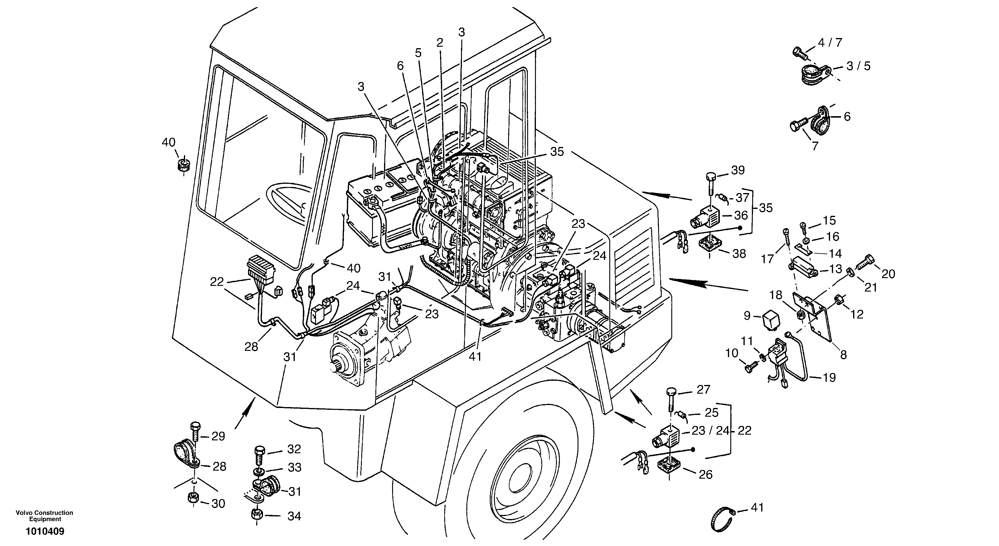 Electric installation — volvo parts diagram