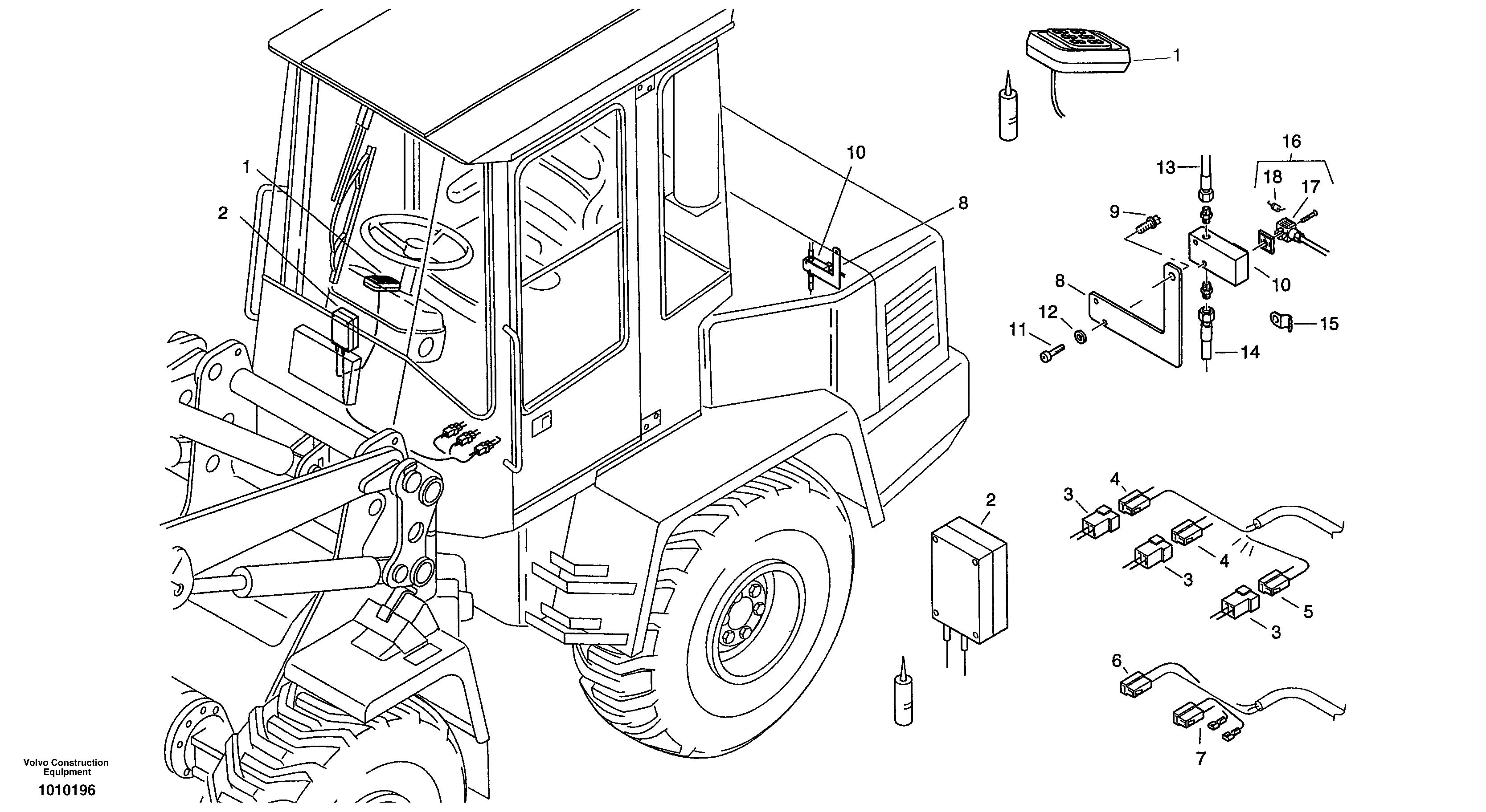 Antitheft system — volvo parts diagram
