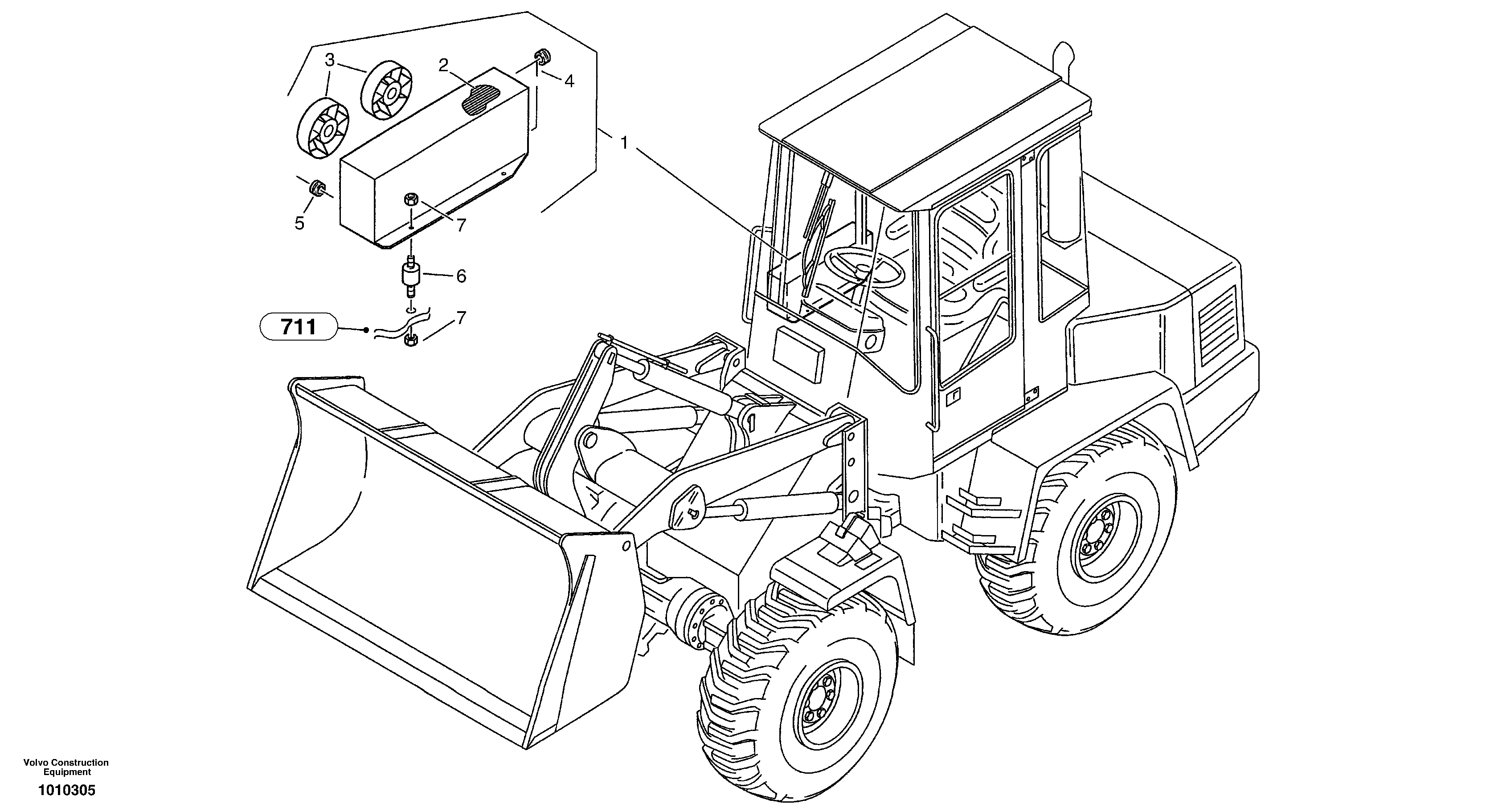 Condenser - air conditioning (Bonair) — volvo parts diagram