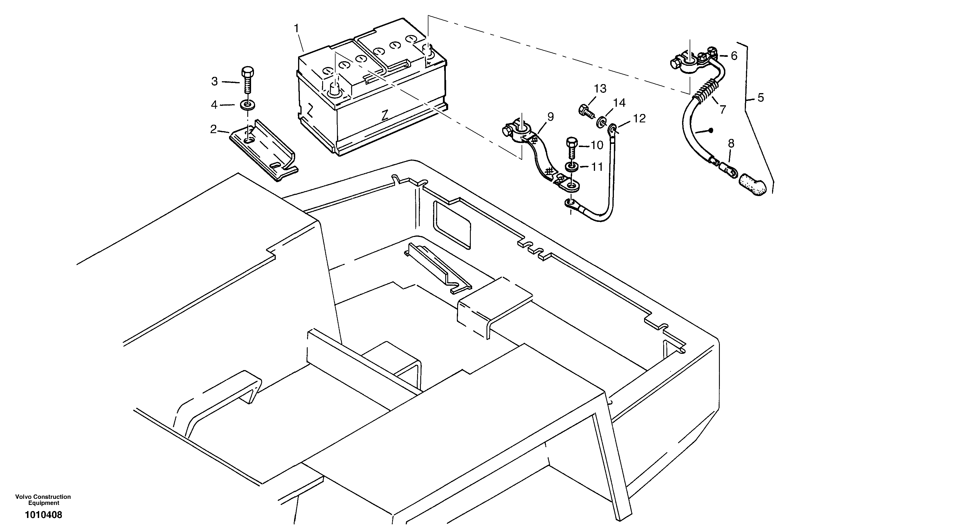 Battery — volvo parts diagram