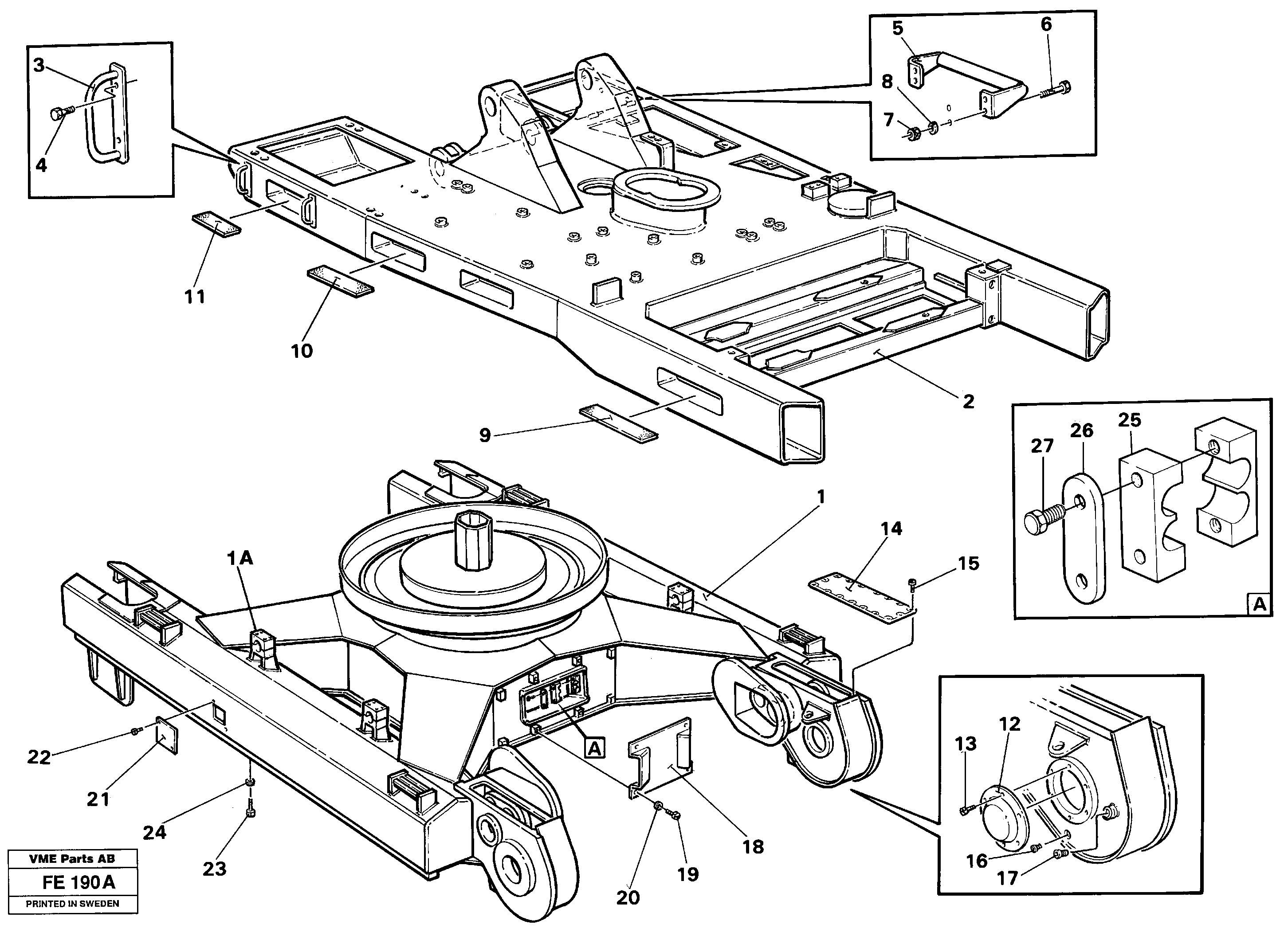 Undercarriage — volvo parts diagram