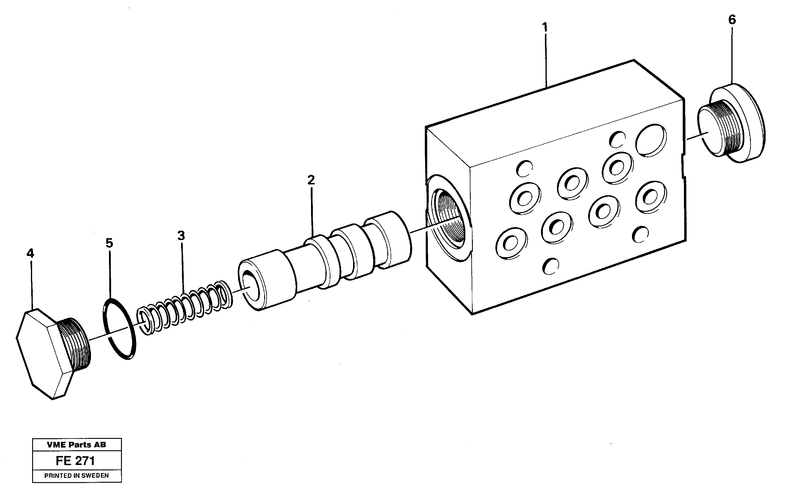 High speed valve — volvo parts diagram