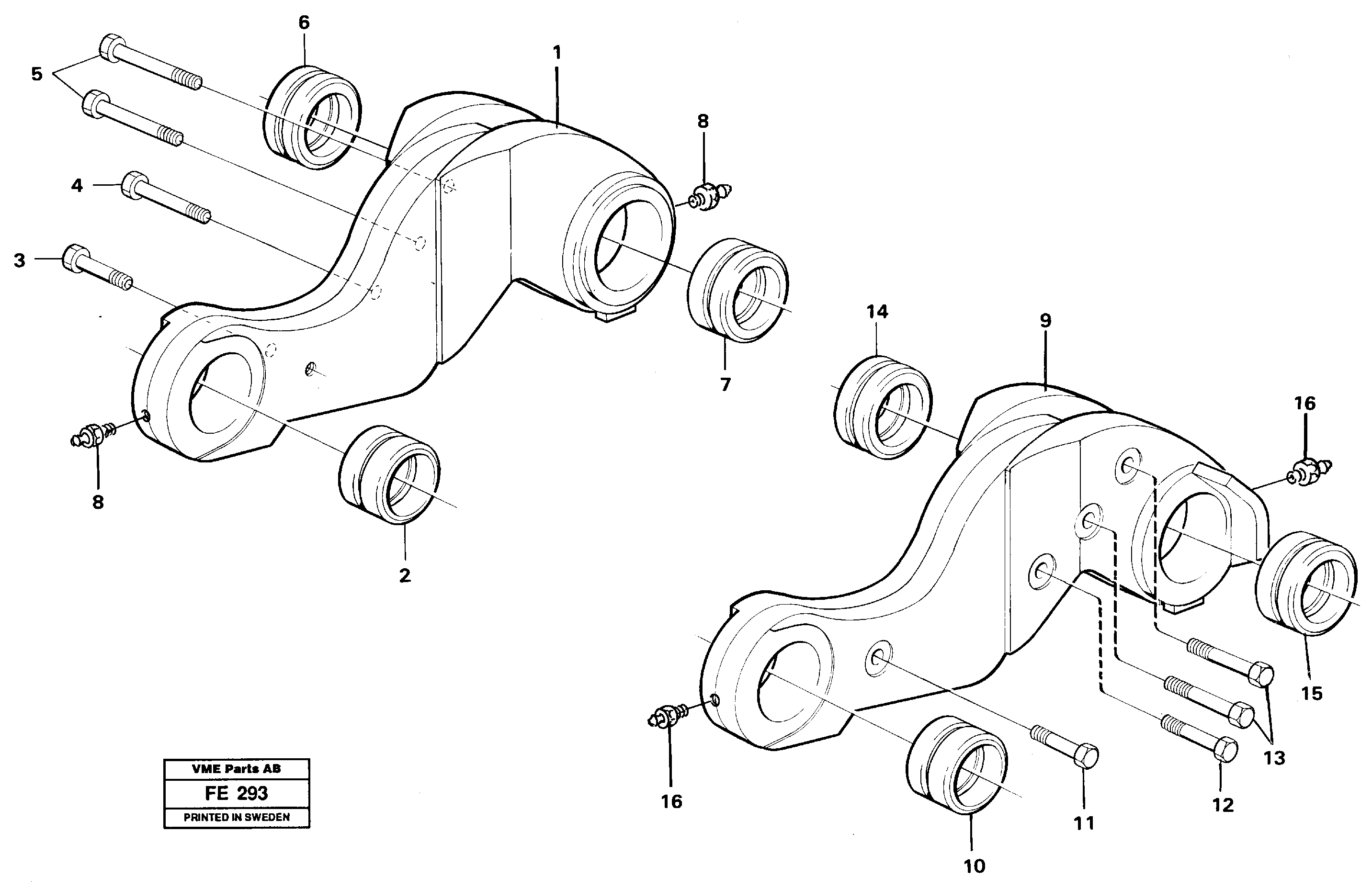 Lever  14258436 — volvo parts diagram