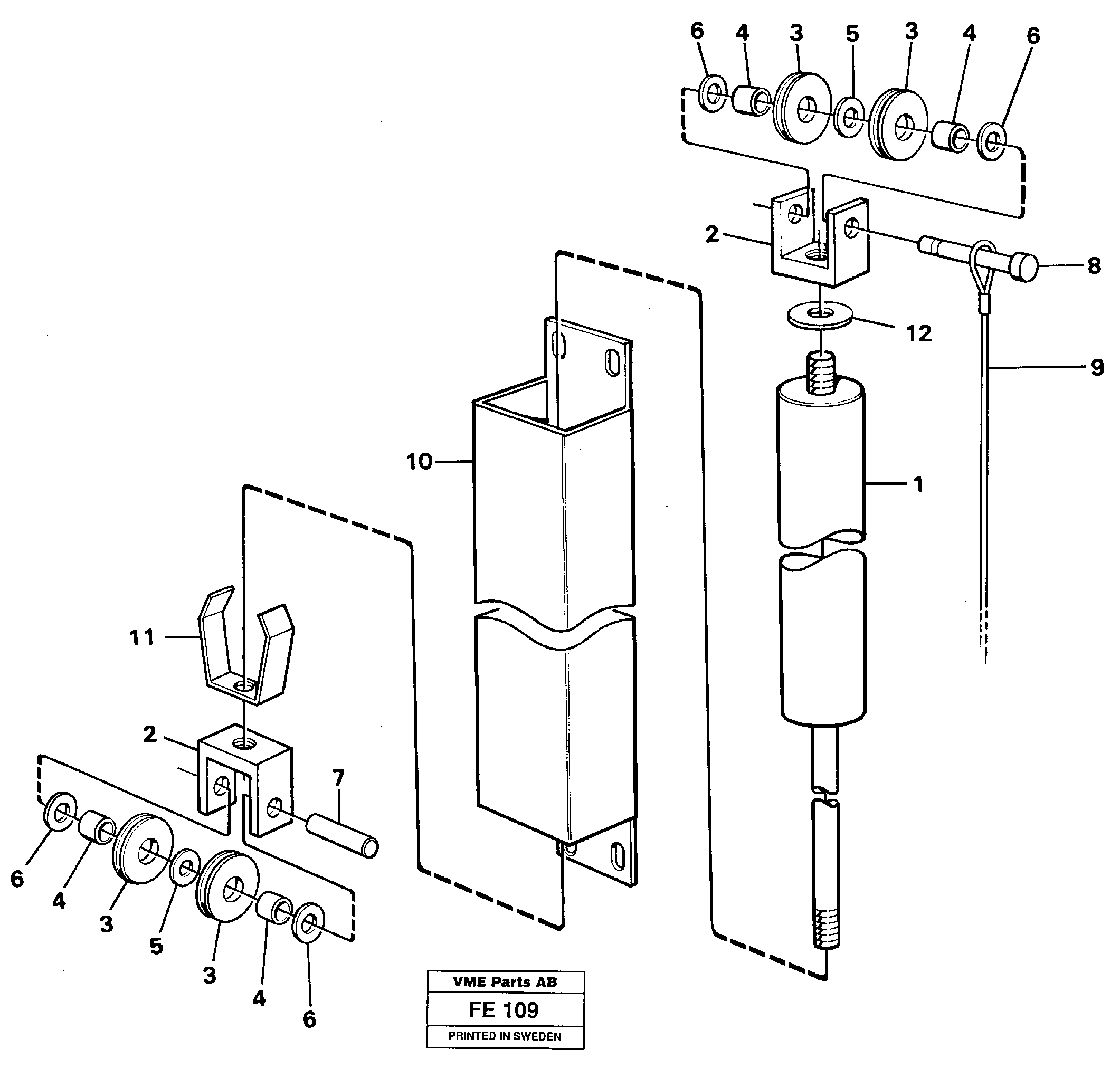Window lifts — volvo parts diagram