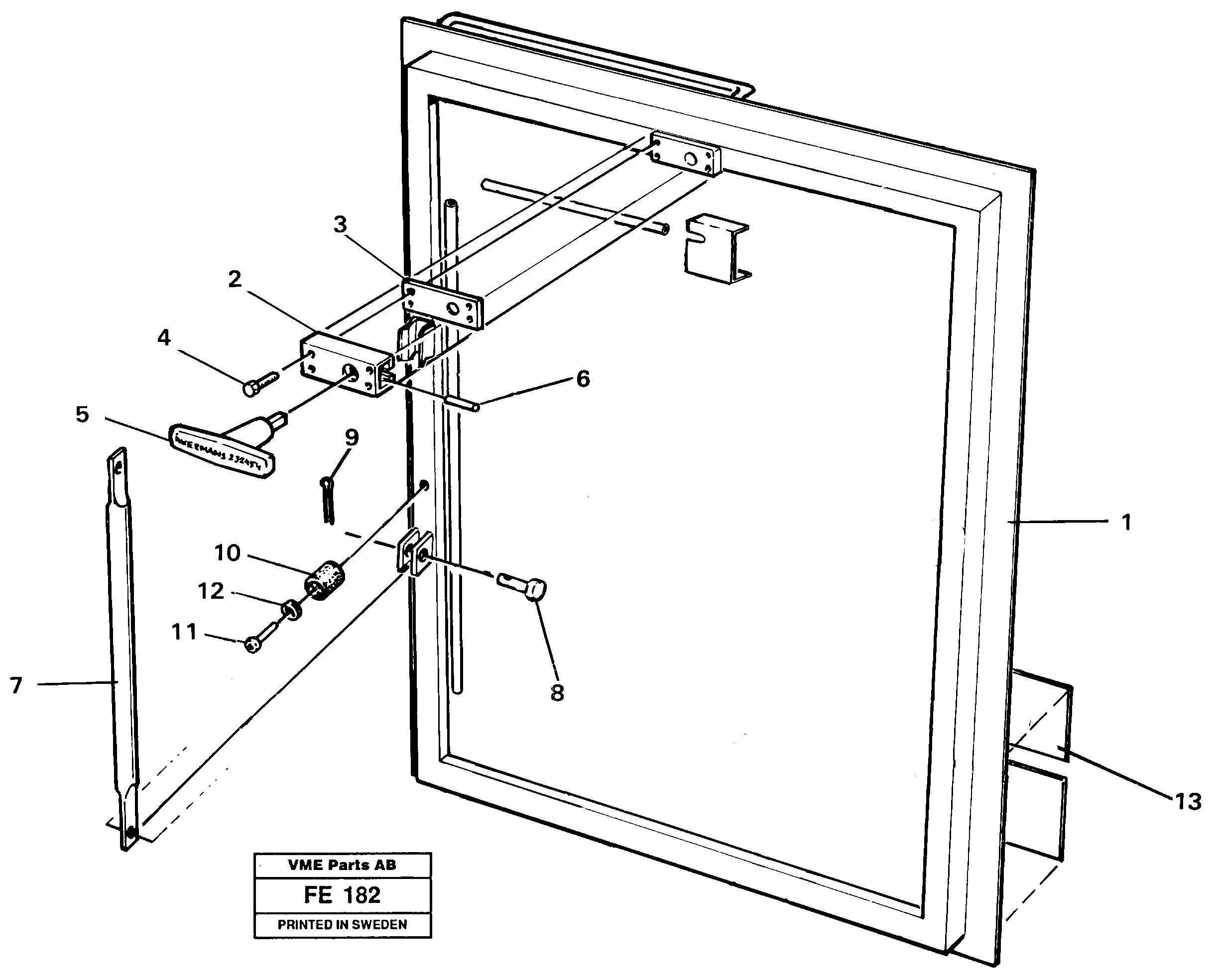 Hatch Rh — volvo parts diagram