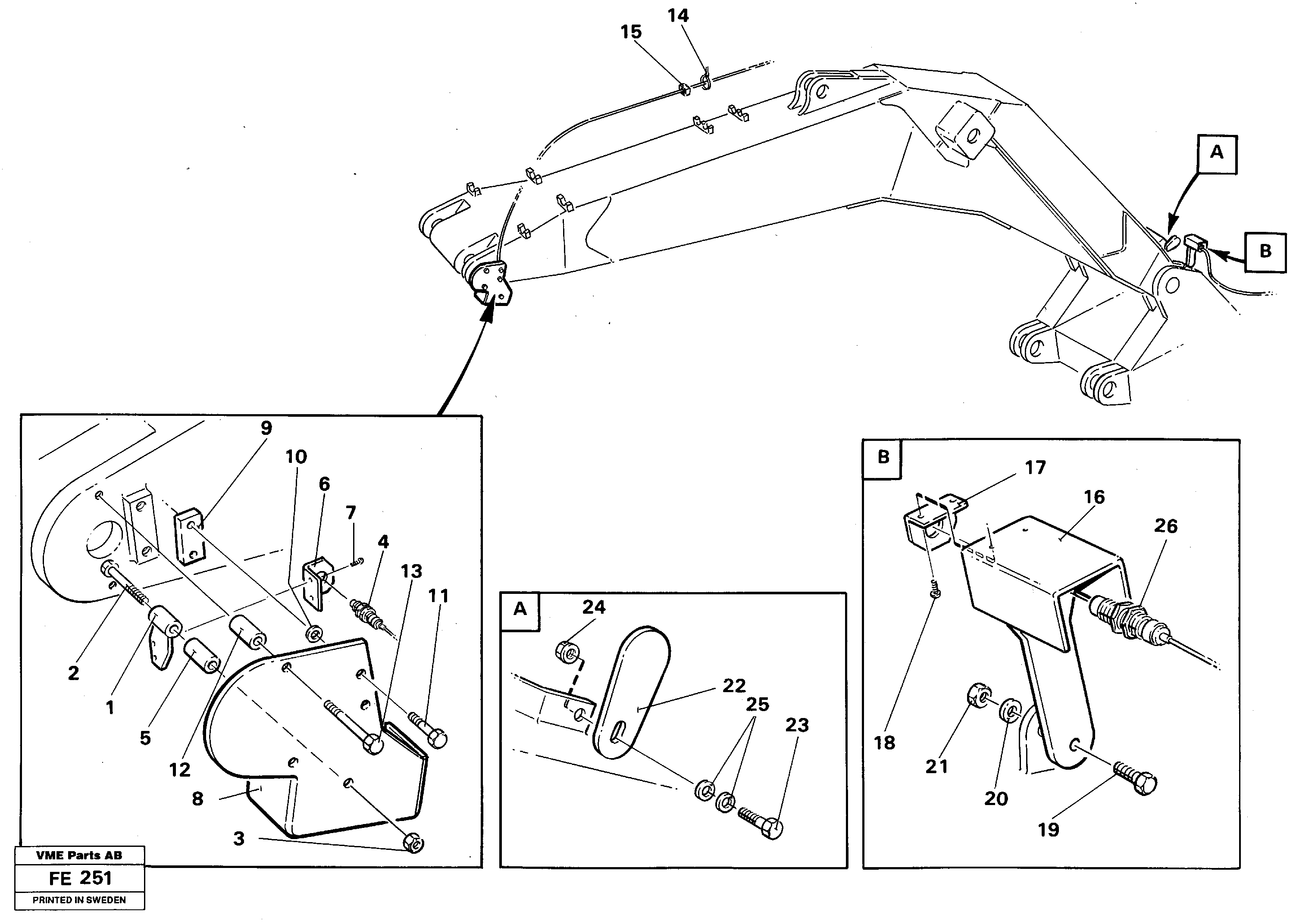 Electric installation  14257558, 14252095 — volvo parts diagram