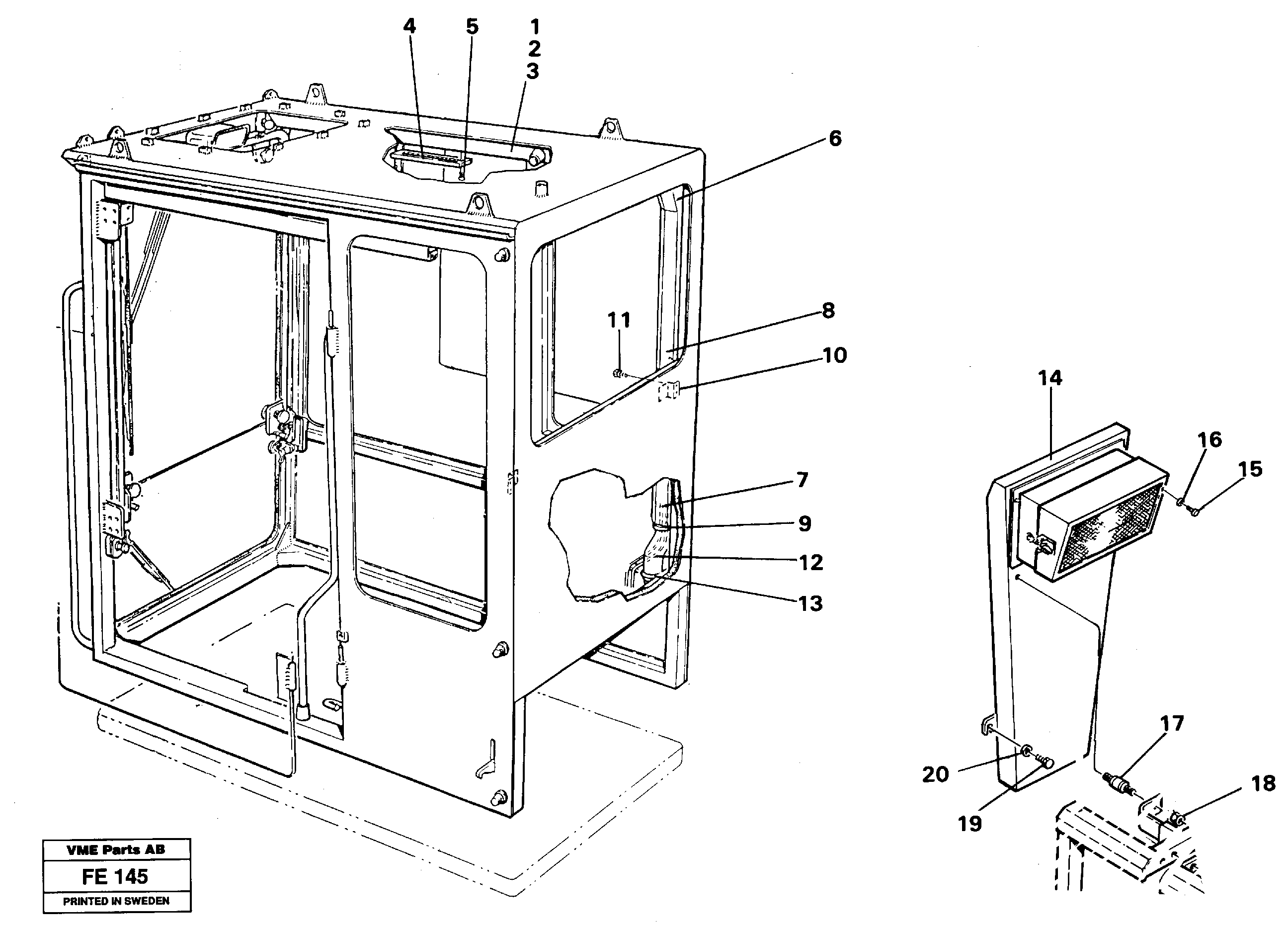 Air duct Cab — volvo parts diagram