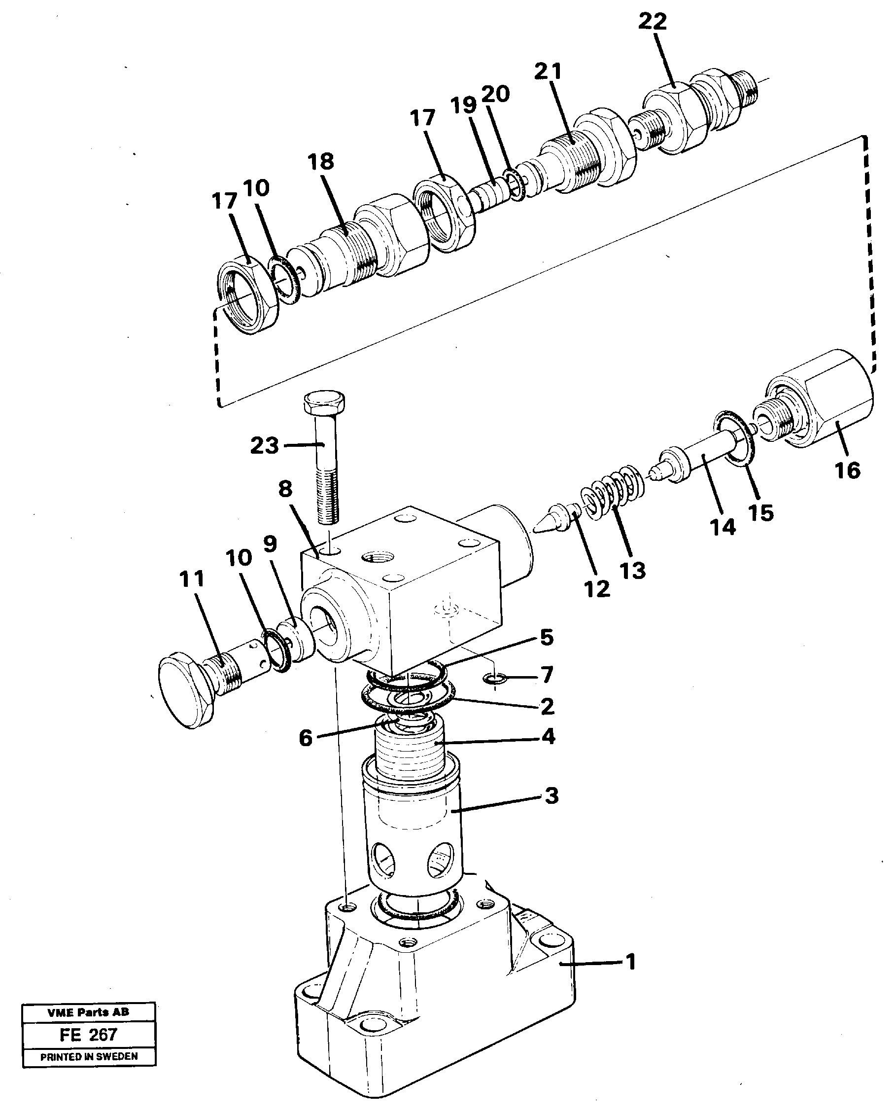 Pressure limiting valve — volvo parts diagram