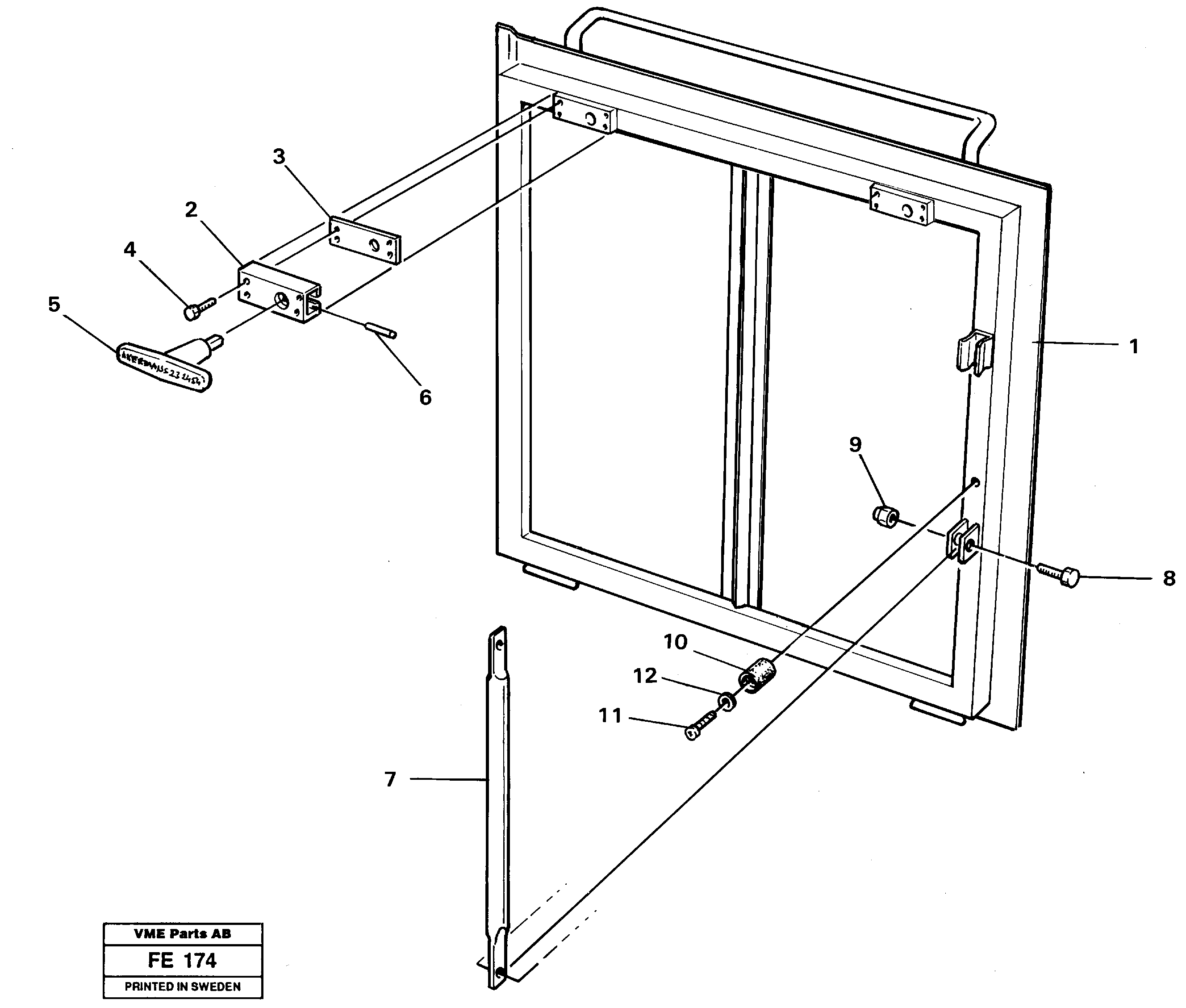 Hatch Lh rear — volvo parts diagram